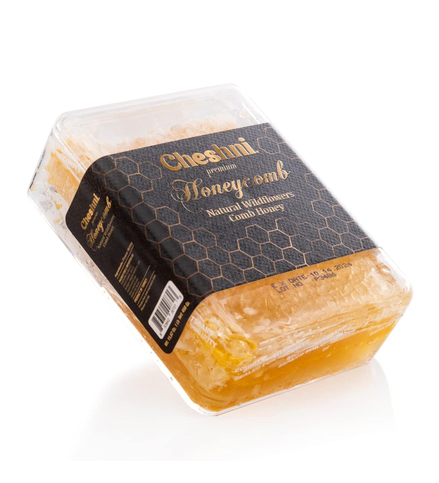 CHESHNI Premium Turkish 100% Pure Gourmet Honey Comb - 16 Oz Gift Box | 1 Pound - Buy Online on SooperMarket.com