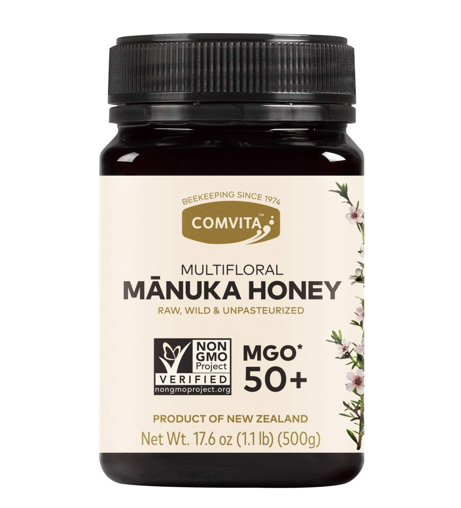 Buy Comvita Raw Multifloral Manuka Honey MGO 50+ | 500g | Pure & Natural - Buy Online on SooperMarket.com
