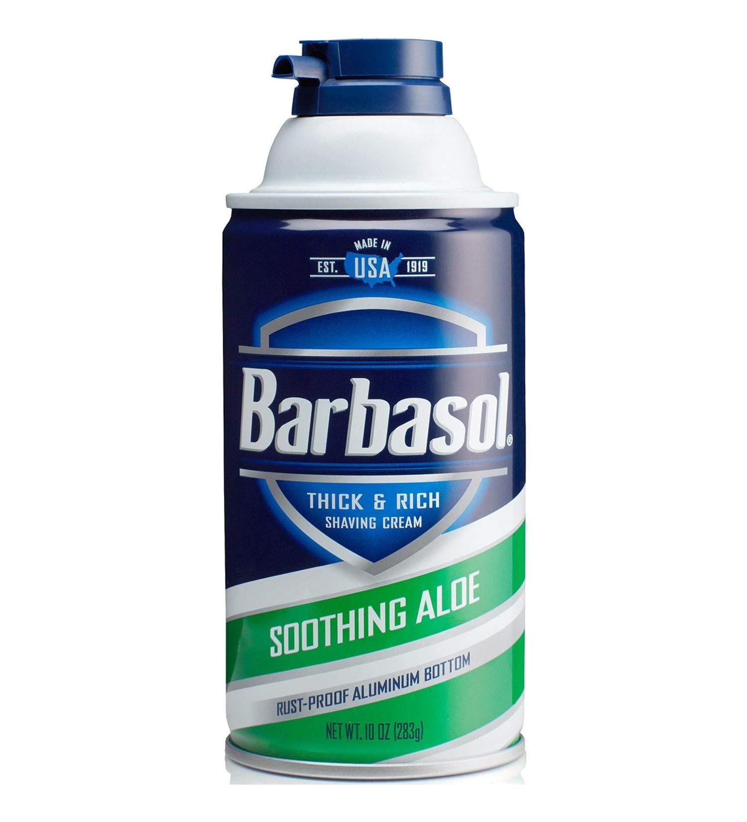 Barbasol Soothing Aloe Shaving Cream, 10 Ounces each (Value Pack of 2)
