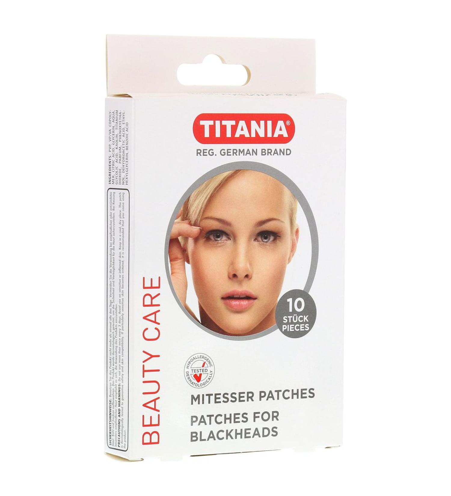 TITANIA Blackhead Patches - 1 Pack (40g) | Effective Skin Treatment | Clear Pores with Transparent Display - International Shipping Available - Buy Online on SooperMarket.com