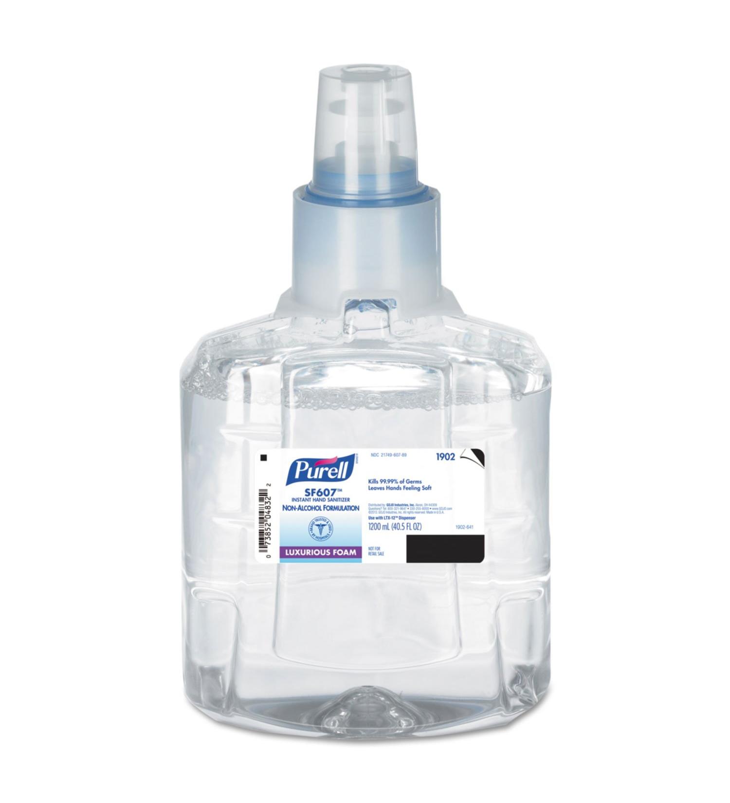 PURELL 190202 SF607 Instant Hand Sanitizer Foam 1200 mL Refill - Fragrance Free, 2/Carton - Buy Online on SooperMarket.com