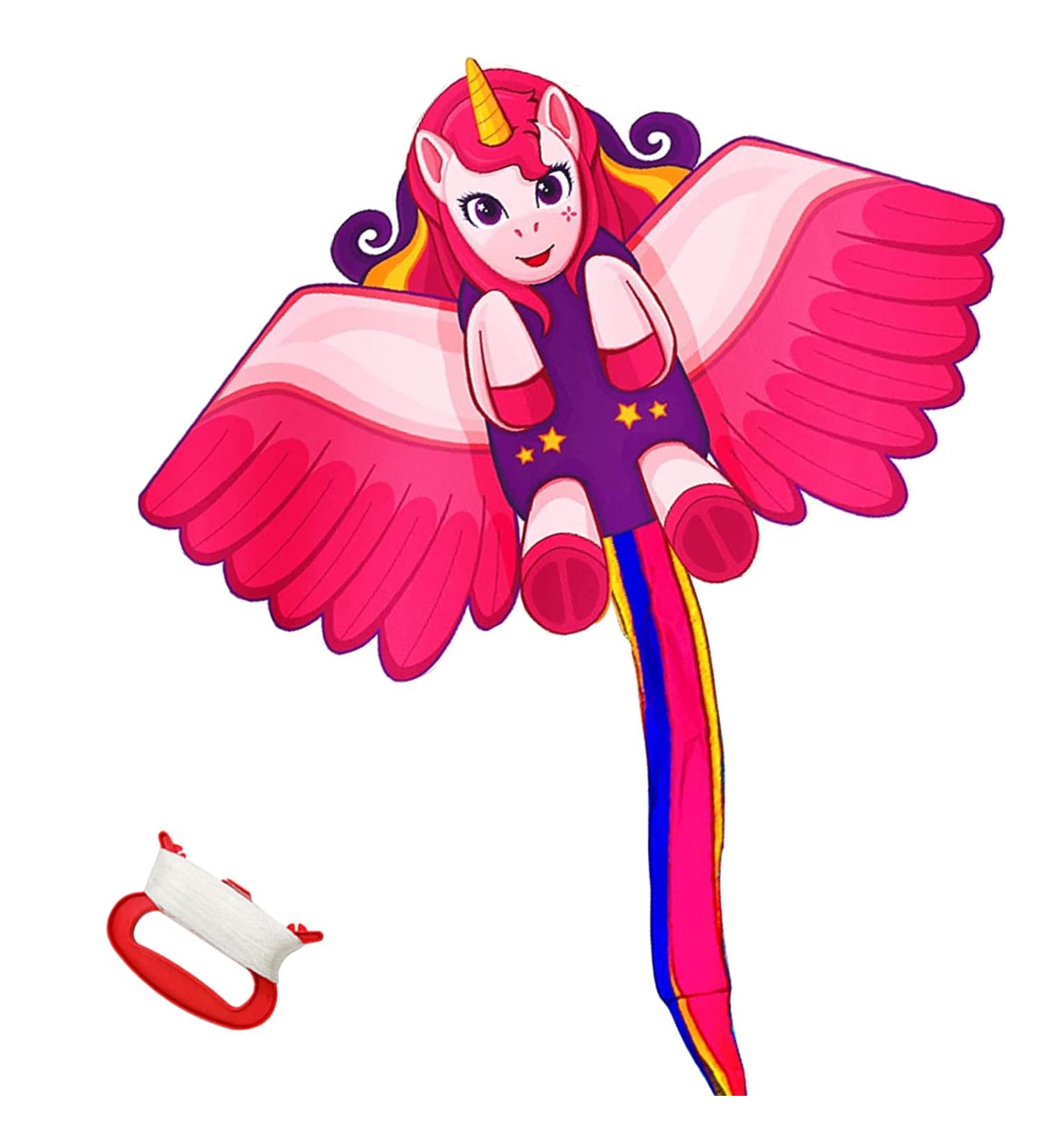 Unicorn Kite for Kids and Adults - Easy to Fly for Outdoor Beach Activities - Buy Online on SooperMarket.com