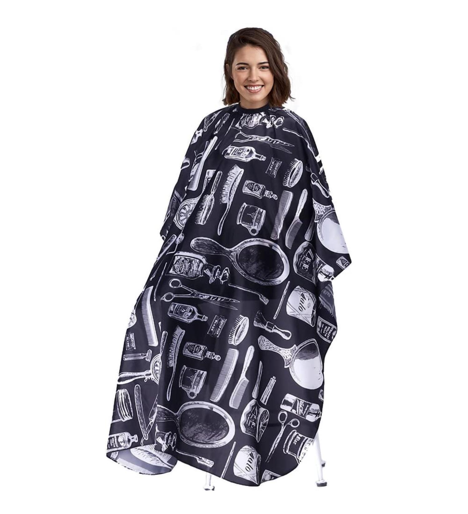 Professional Hair Cutting Cape - Adjustable Salon Barber Cape for Adults & Kids | Perfect Father's Day & Holiday Gift - Buy Online on SooperMarket.com