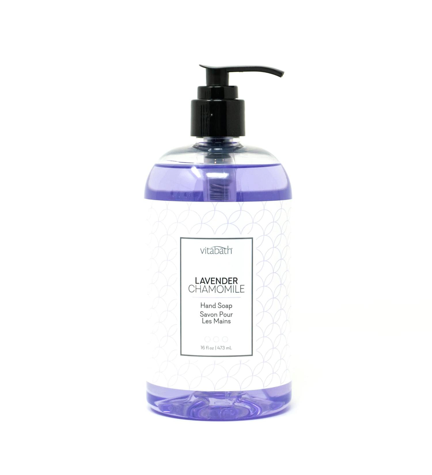 Vitabath Lavender Chamomile Hand Soap Nourishing Aloe & Antioxidants Cruelty-Free Gluten-Free Paraben-Free 16 oz - Buy Online on SooperMarket.com