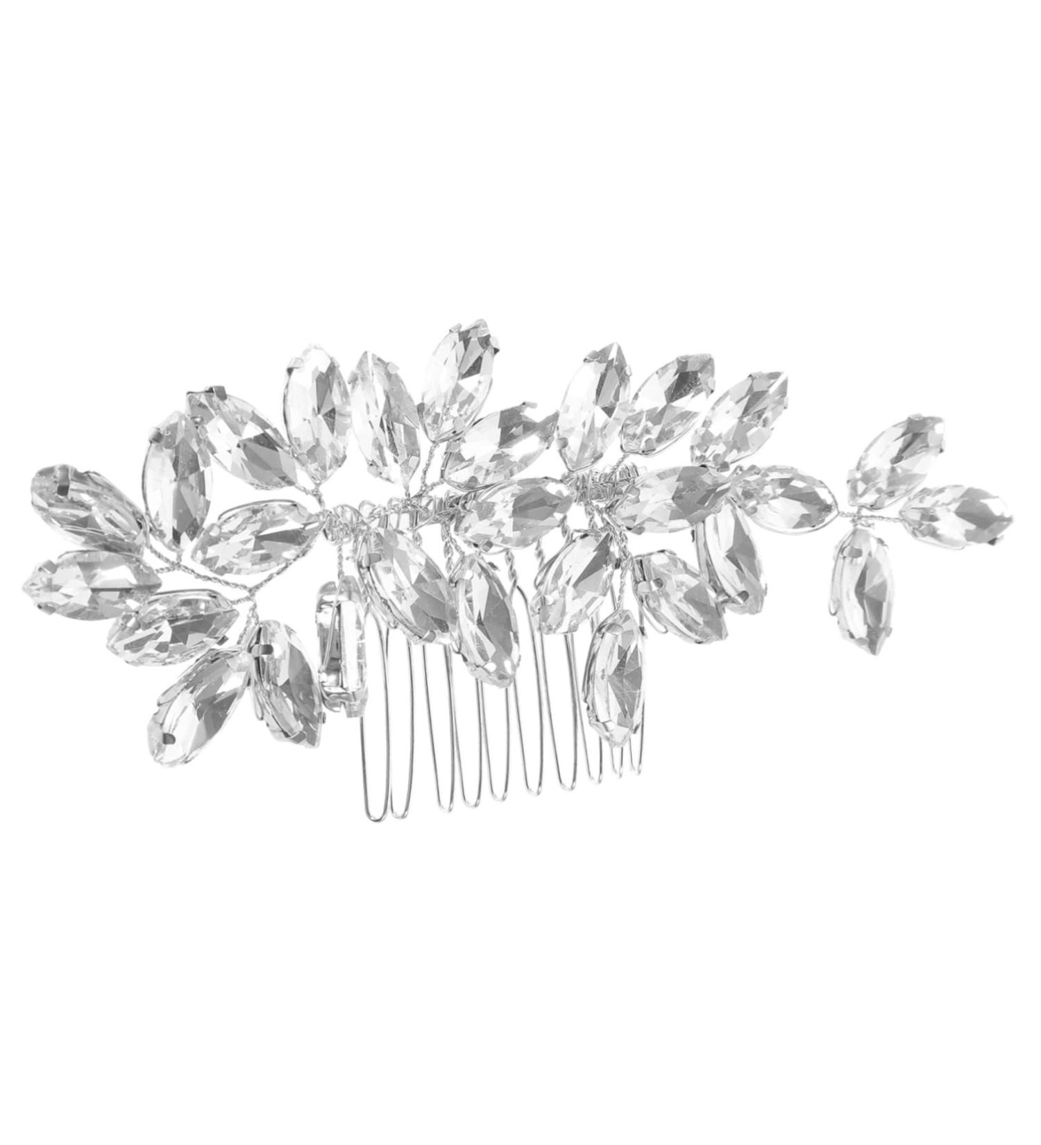HAPINARY Crystal Hair Accessories Rhinestone Hair Comb for Bridal Sparkly Hair Comb Bridal Rhinestone Hair Comb Wedding Hair Comb for Bridal Wedding Hair Accessories Wedding Bride Hair Comb - Buy Online on SooperMarket.com