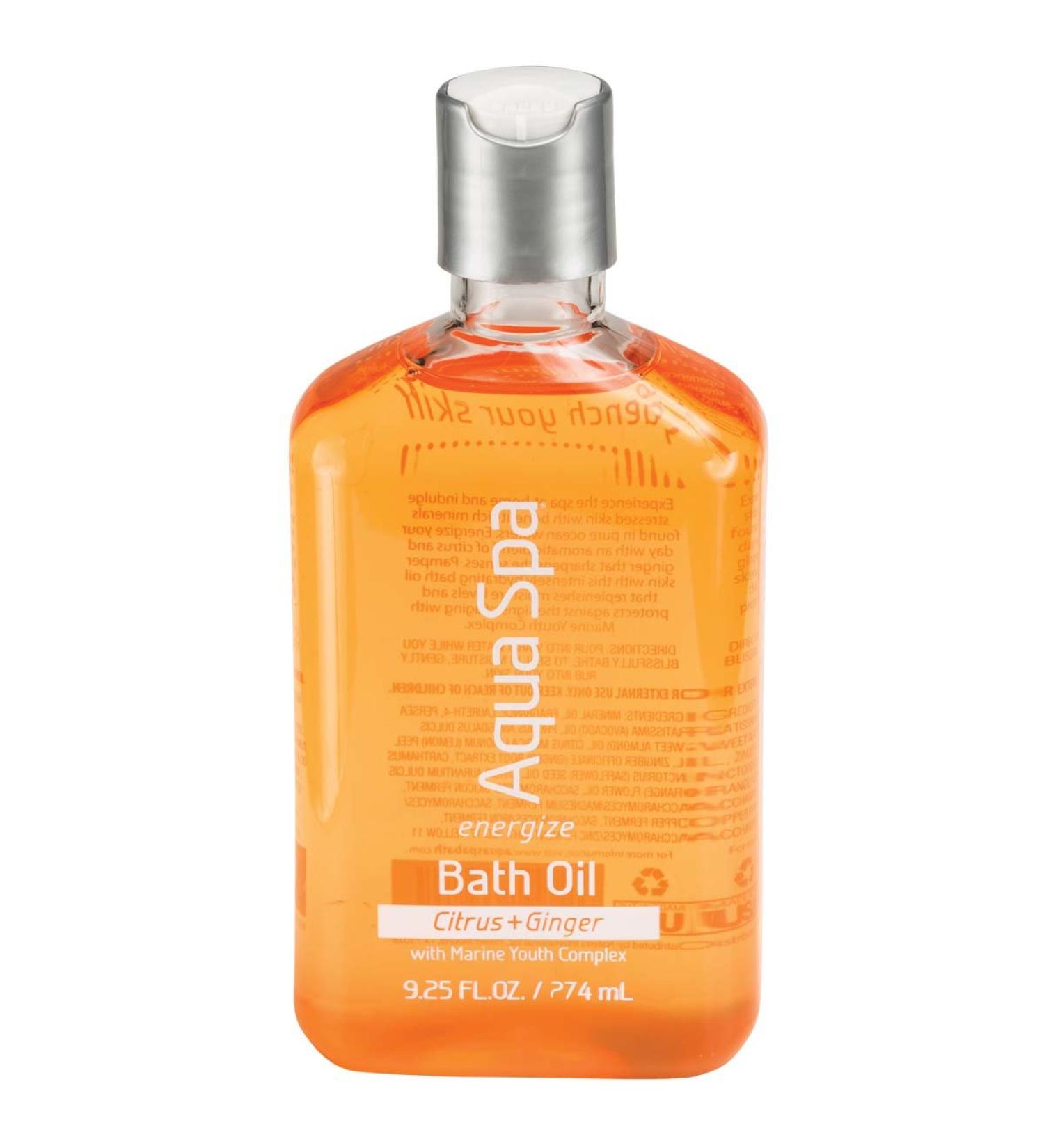 Aqua Spa Energize Bath Oil - 9.25 fl oz | Revitalizing Aromatherapy for Ultimate Relaxation - Buy Online on SooperMarket.com