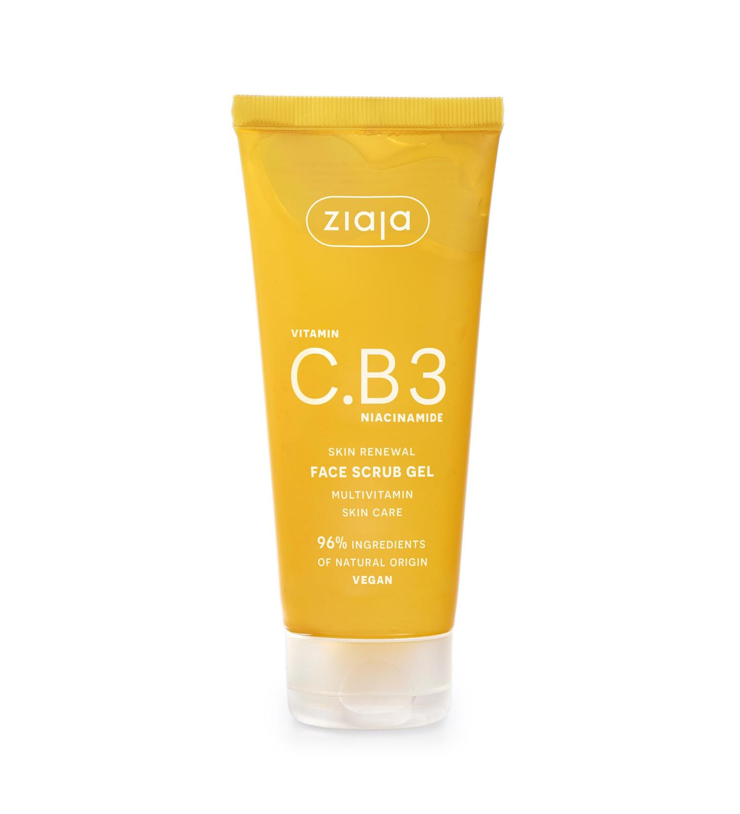 Ziaja Vitamin C.B3 NIACINAMIDE - Face Scrub Gel