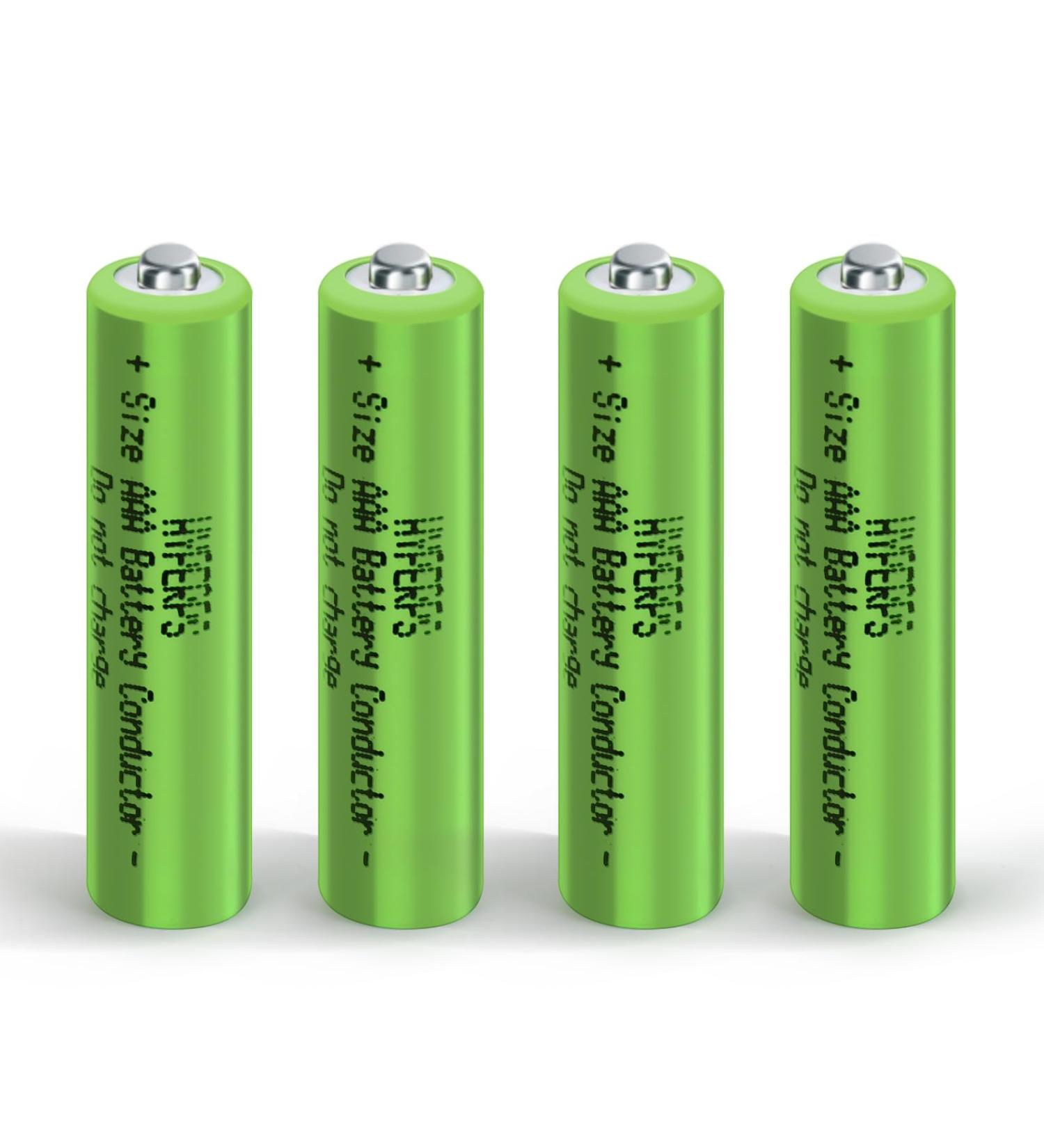 AAA Size Battery Placeholder Conductor - Fake Dummy Battery Setup Shell (4-Pack) for Easy Use - Buy Online on SooperMarket.com