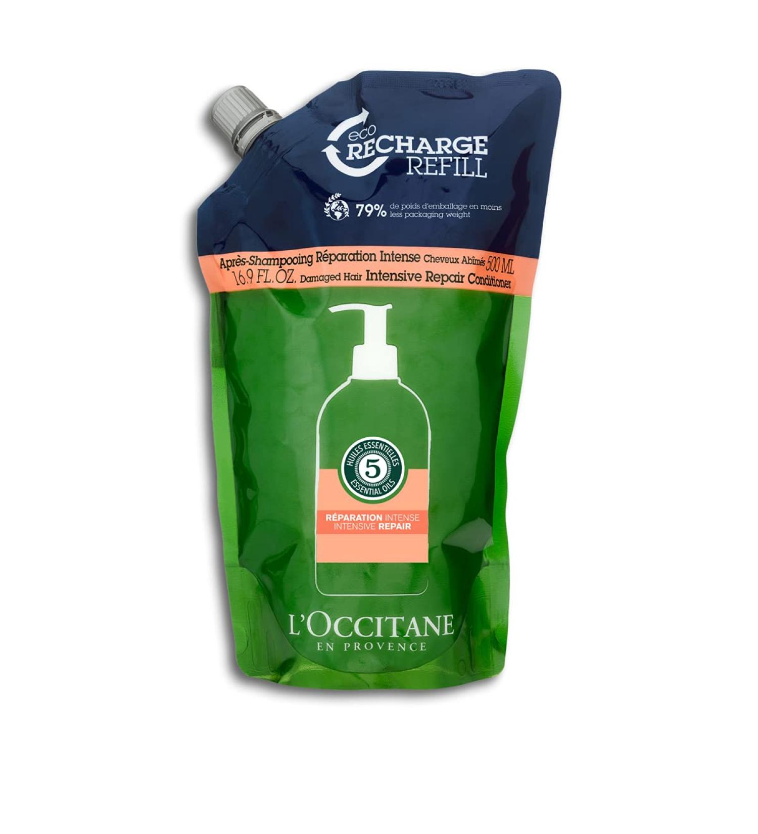 L'Occitane Intensive Repair Conditioner for Damaged Hair Refill 16.9 fl. oz. - Pack of 1 - Buy Online on SooperMarket.com