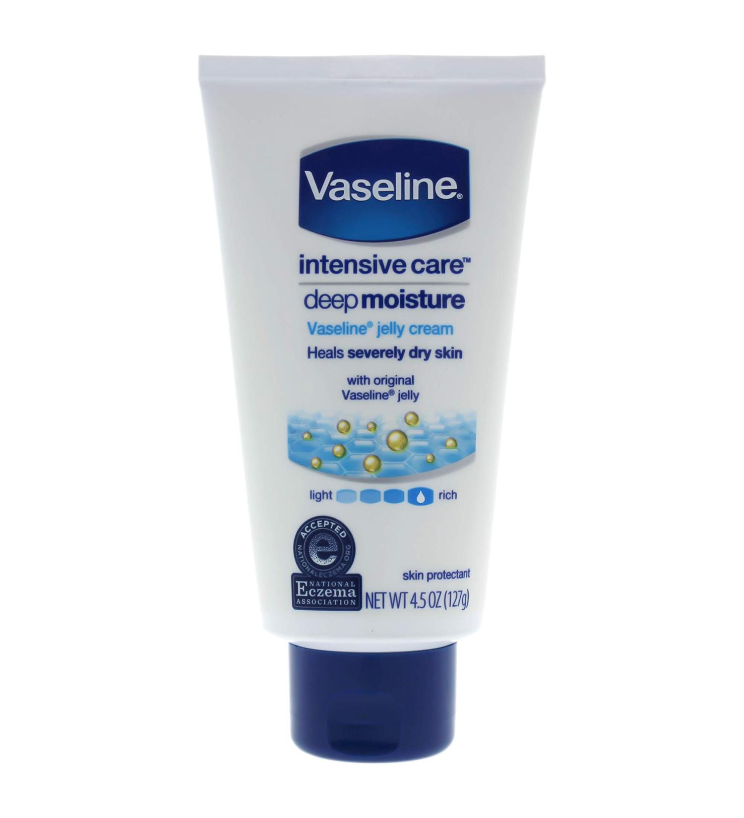 Vaseline Intensive Care Jelly Cream Deep Moisture 4.5 oz - Pack of 3 - Buy Online on SooperMarket.com