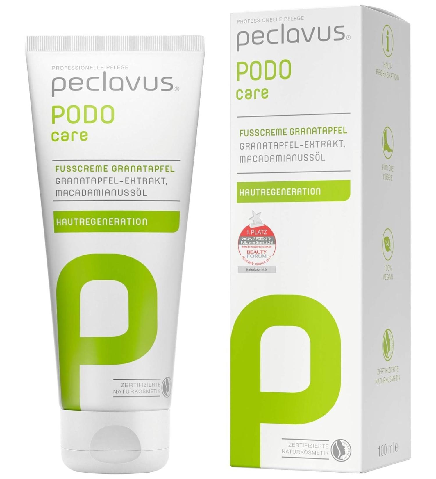 Buy peclavus PODOcare Pomegranate Foot Cream 100ml - Nourishing Foot Care for Healthy Feet | International Shipping Available - Buy Online on SooperMarket.com