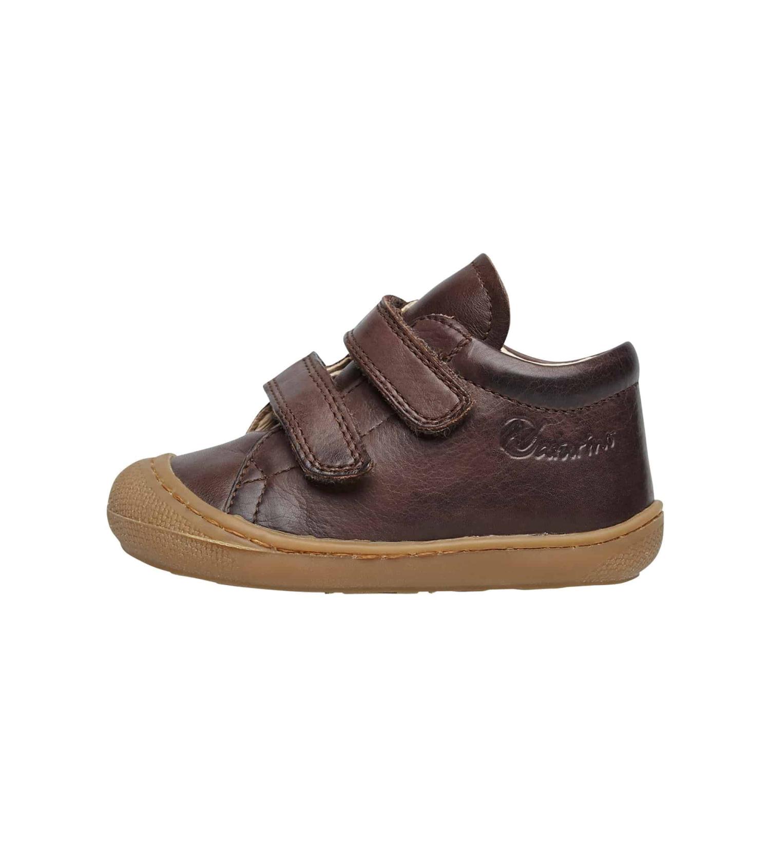 Naturino Cocoon VL Leather First Steps Shoes 6 UK Brown - Premium Quality Toddler Shoes - Buy Online on SooperMarket.com