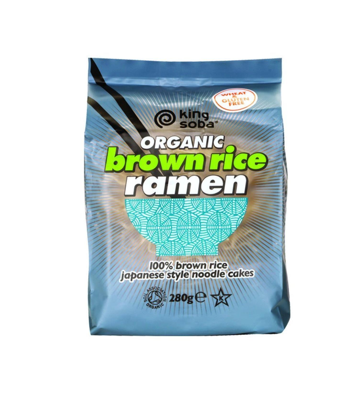 King Soba | Organic Brown Rice Ramen | 1 x 280g - Buy Online on SooperMarket.com
