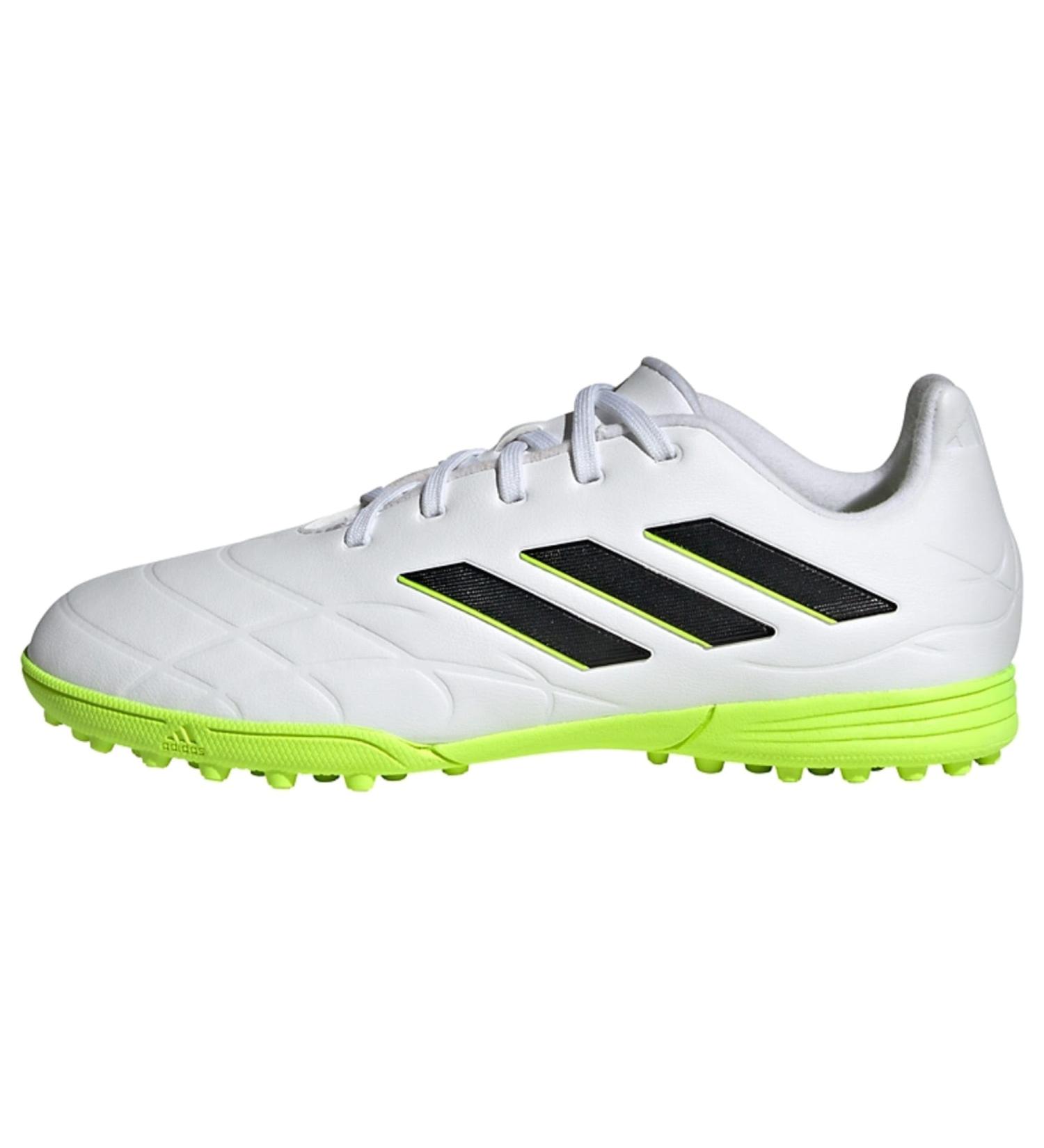 Buy adidas Unisex Kids' Copa Pure.3 Turf Football Boots - Grass - 38 EU - Ftwr White/Core Black/Lucid Lemon | International Shipping Available - Buy Online on SooperMarket.com