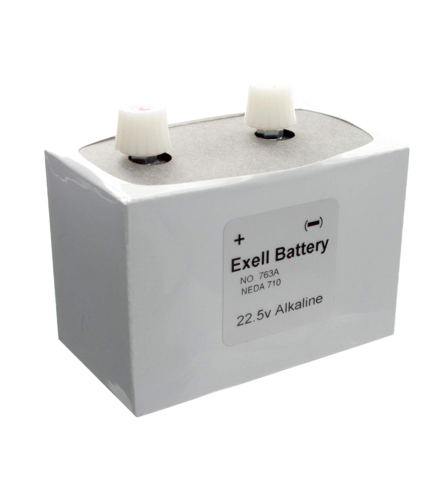 Buy Exell Battery 763 Mercury Free Replacement for Eveready 763 & NEDA 710 - International Shipping Available - Buy Online on SooperMarket.com