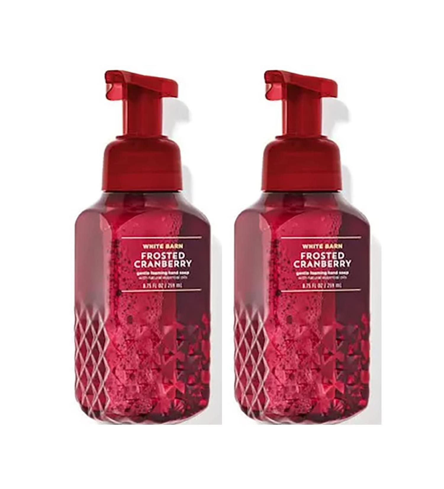 Bath & Body Works Gentle Foaming Hand Soap - Frosted Cranberry (2 Pack) Frosted Cranberry 8.75 Ounce
