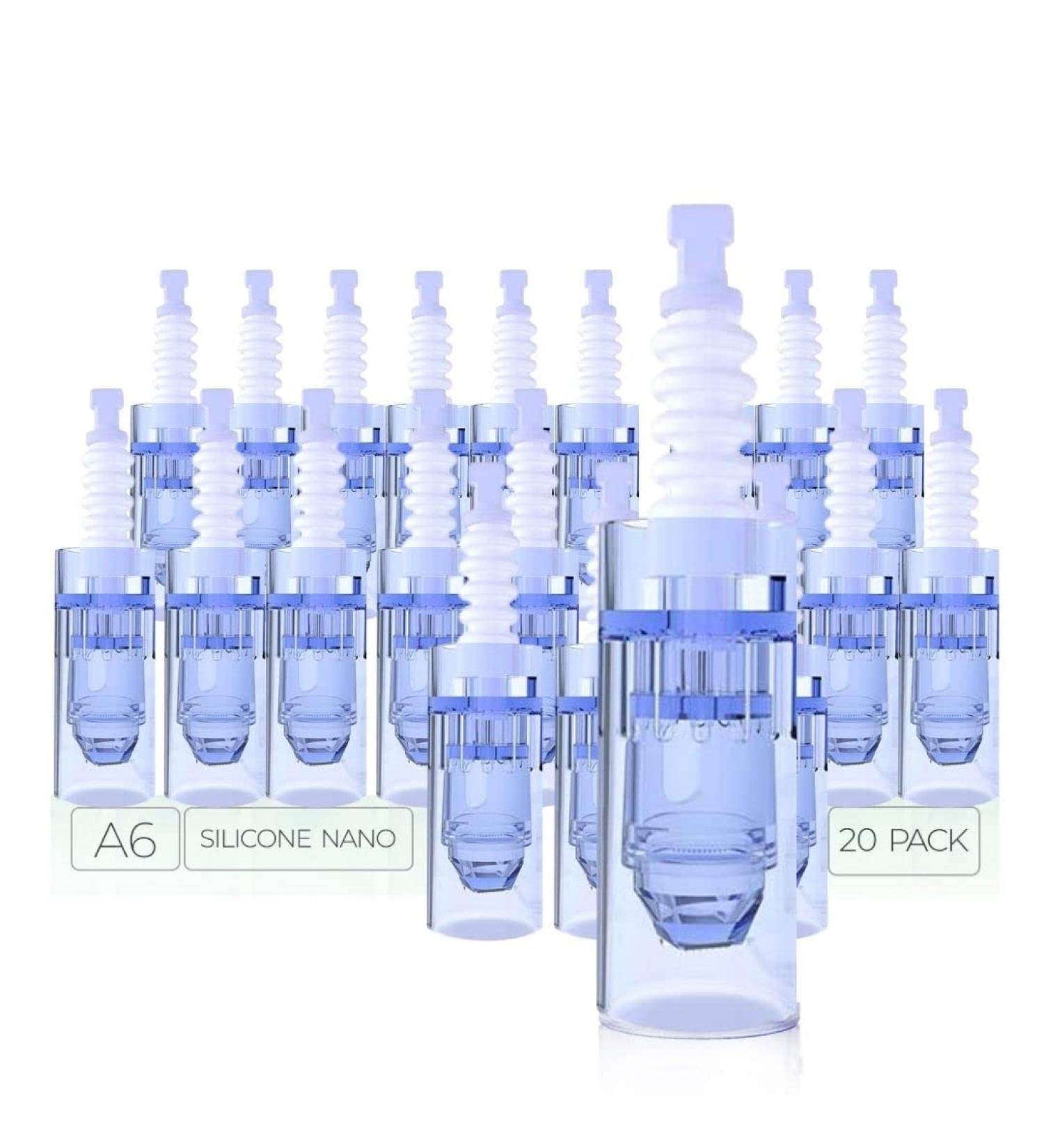 Dr. Pen Ultima A6 Silicone Nano Cartridges - 20 Pack (0.25mm) - Disposable Replacement Parts - Buy Online on SooperMarket.com