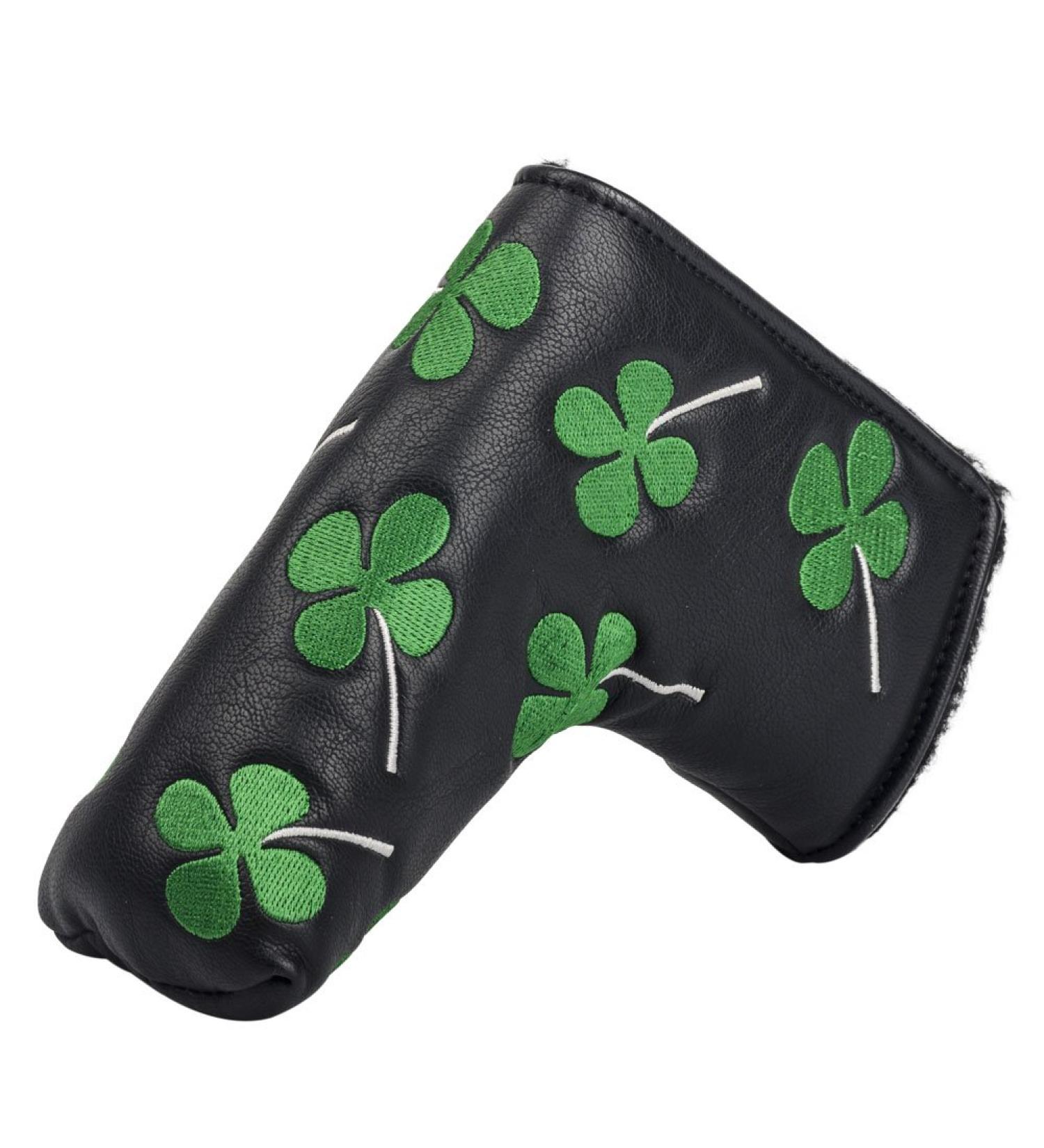 HIFROM Golf Putter Head Cover - Shamrock Embroidered Blade - Universal Fit for All Brands - Buy Online on SooperMarket.com