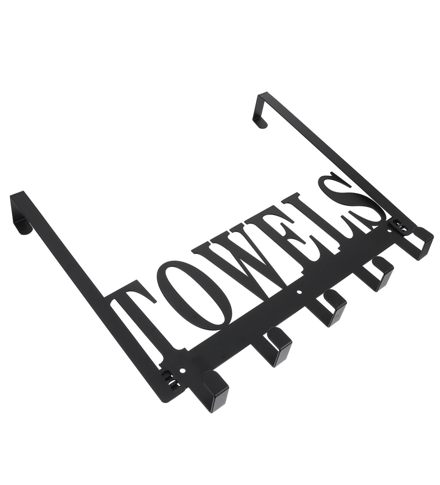 CHILDWEET Towel Hook 1pc Door Hook Storage Hooks Over The Door Clothes Hanger Punch Storage Rack Back Door Key Hook - Buy Online on SooperMarket.com