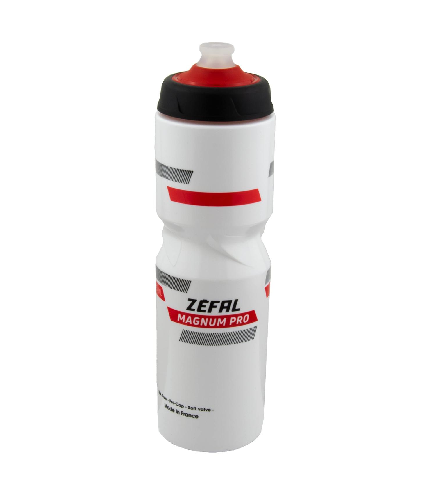 Zefal Magnum Pro Bottle White 975ml - Premium Unisex Cycling Water Bottle - Buy Online on SooperMarket.com