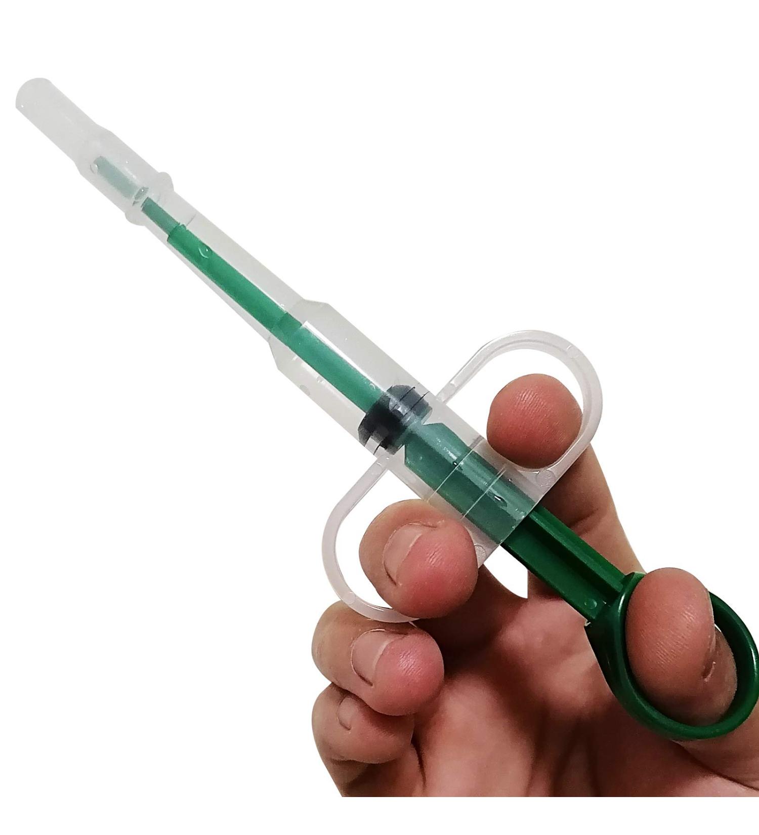2 Pack Pet Medicine Feeding Syringe & Dropper for Dogs, Cats, Birds - Oral Pill Dispenser Tool - Buy Online on SooperMarket.com
