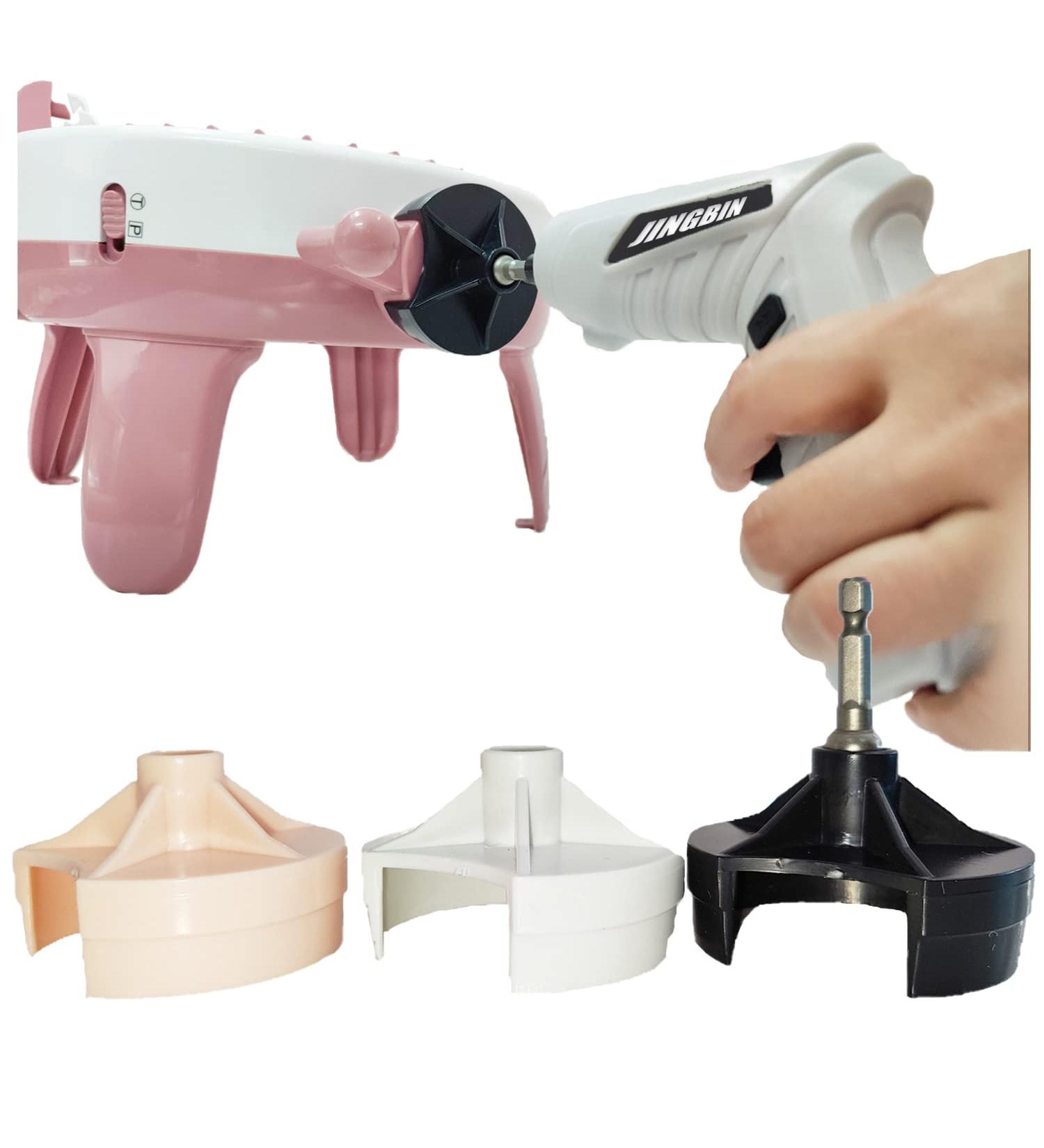 Knitting Machine Drill Attachment for Sentro - Quick Knit Power Adapter - Compatible with Sentro and Jamit Loom Machines - Buy Online on SooperMarket.com