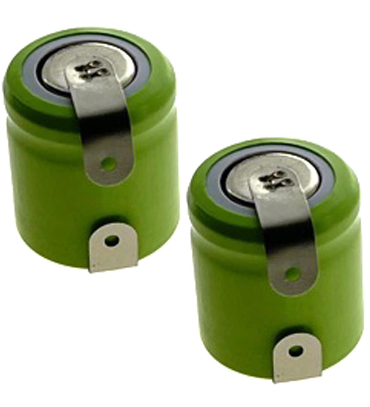 2x Exell 1/3AA Size 1.2V 300mAh NiMH Rechargeable Batteries w/ Tabs use with high power static applications (Telecoms UPS and Smart grid) radio controlled devices electric tools electric mopeds