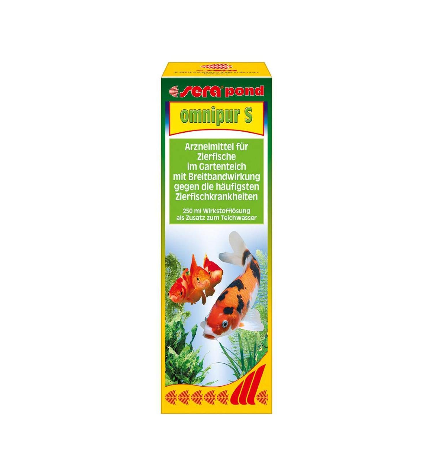 Buy Sera Pond Omnipur 250ml - Effective Water Conditioner for Pond Fish Diseases | International Shipping Available - Buy Online on SooperMarket.com