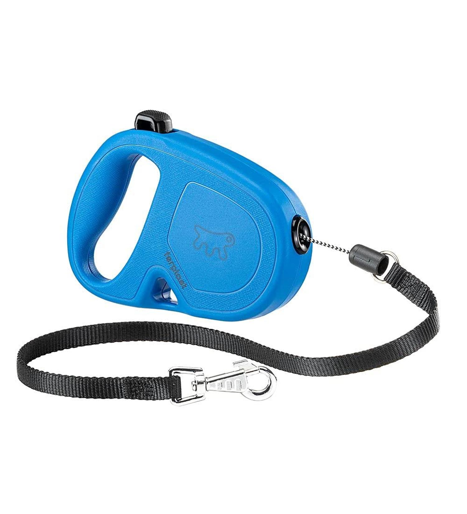 Buy Ferplast Flippy One Dog Leash for Small Dogs - 4.5m Roller Leash Light Blue Max 12kg | International Shipping Available - Buy Online on SooperMarket.com