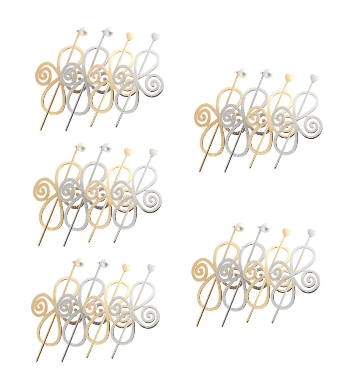 ABOOFAN 20 Sets Hairpin Hair Barrettes for Women Medium Hair Clips for Women Metal Hair Clips for Women Hair Clips Metal Women's Hair Clips Hair Bun Stick Miss Modeling Cage Clamp Alloy - Buy Online on SooperMarket.com