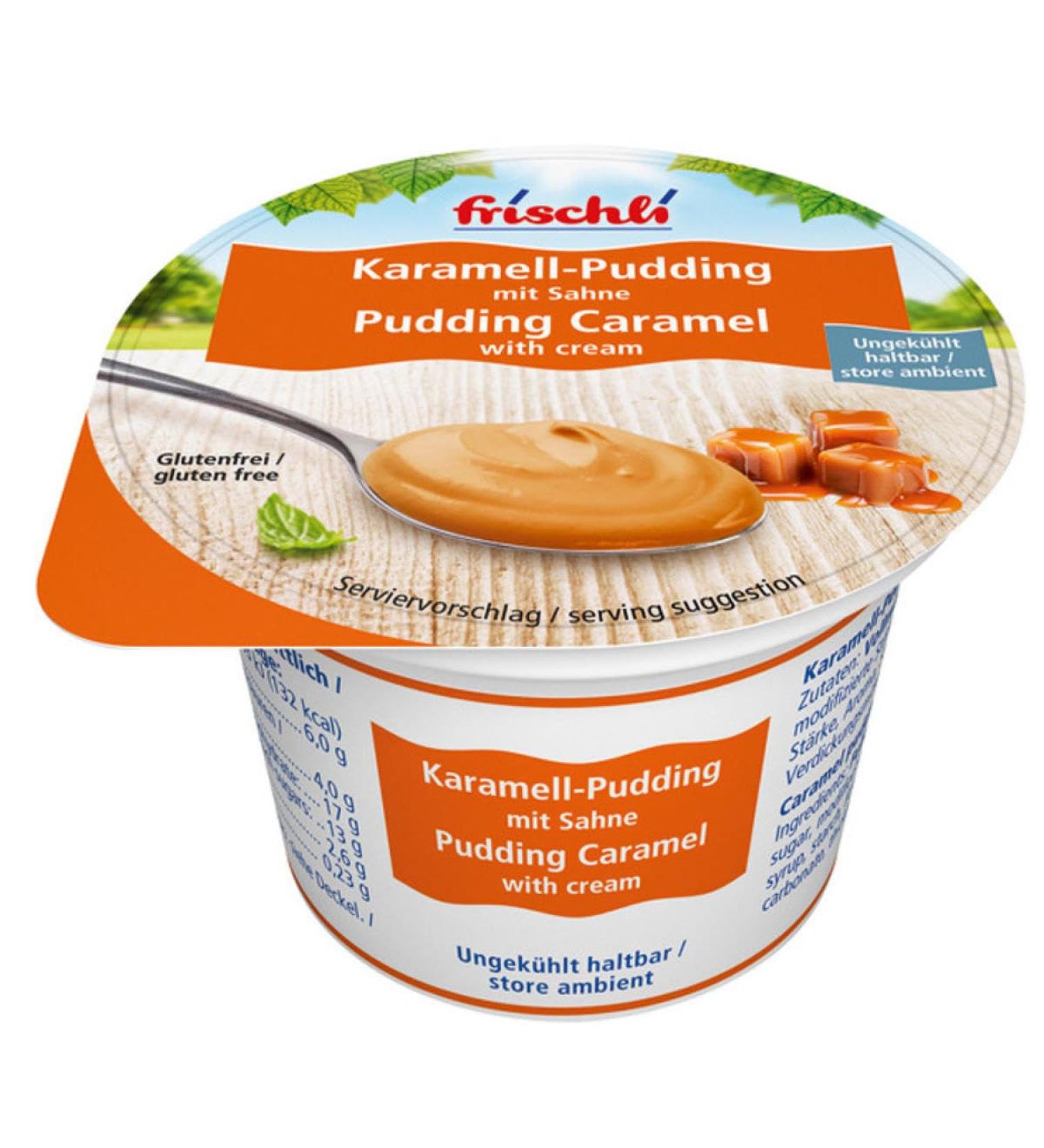Frischli cream pudding caramel 85g