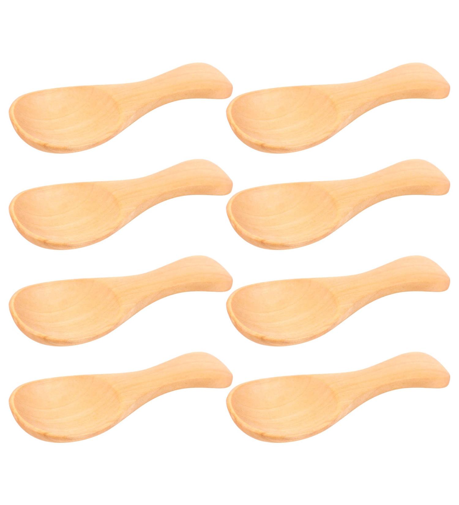 Knadgbft 8 Pieces Small Salt Seasoning Hand Made Honey Tea Seasoned Sugar Coffee Tea Jam Mustard Ice Milk Logs - Buy Online on SooperMarket.com