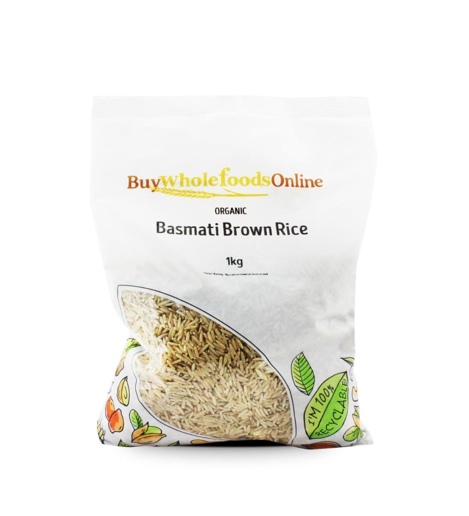 Organic Basmati Brown Rice 1kg (BWFO)