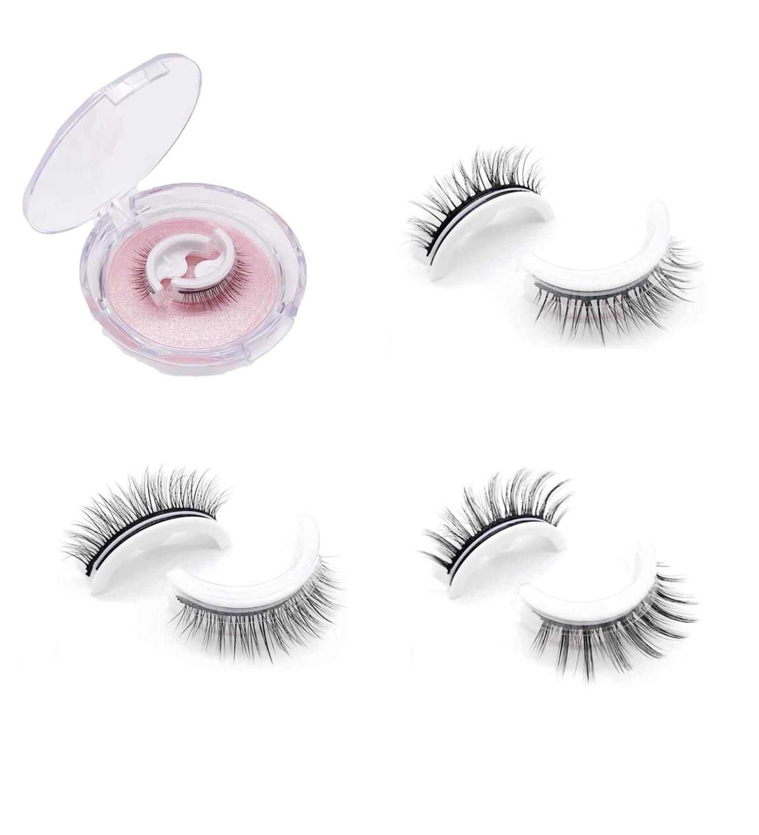 Glazy Boo False Eyelashes | Glazylash Reusable Adhesive Eyelashes | MacyMars Snap-On Lashes - 3pcs - Buy Online on SooperMarket.com