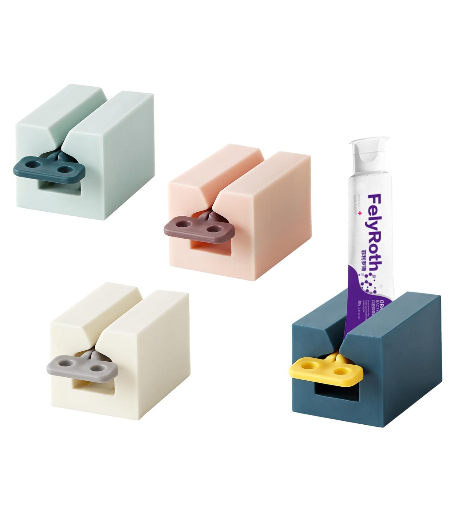 YANINEE 4 Pack Tube Squeezers | Toothpaste Squeezer Holder for Maximum Extraction | Ideal for All Tubes - Shop Now! - Buy Online on SooperMarket.com