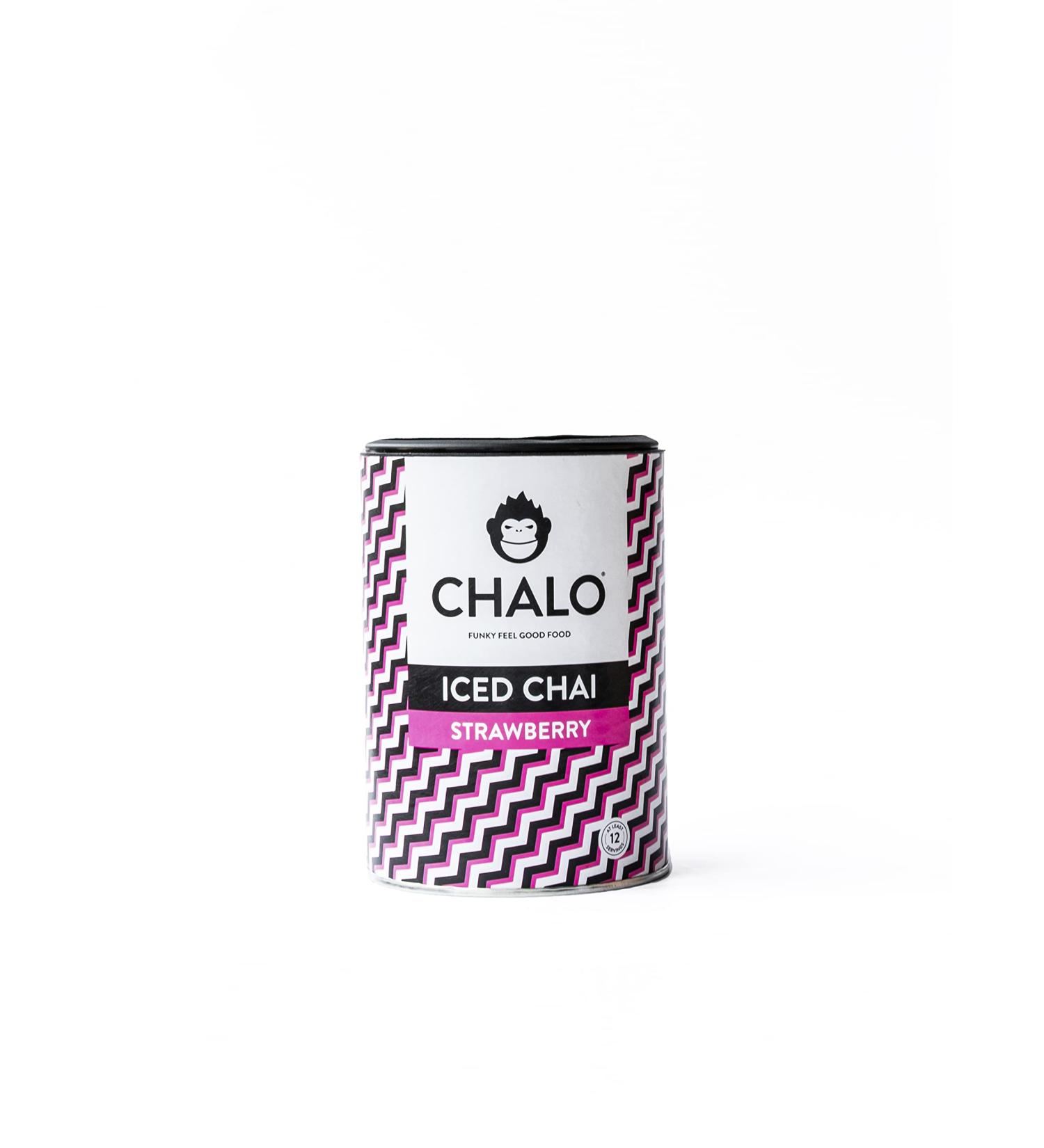 CHALO | Plant based Iced Chai Premix | Strawberry | Fresh fruity and ideal ice tea premix! | Up to 10 liters |3 x 300GR