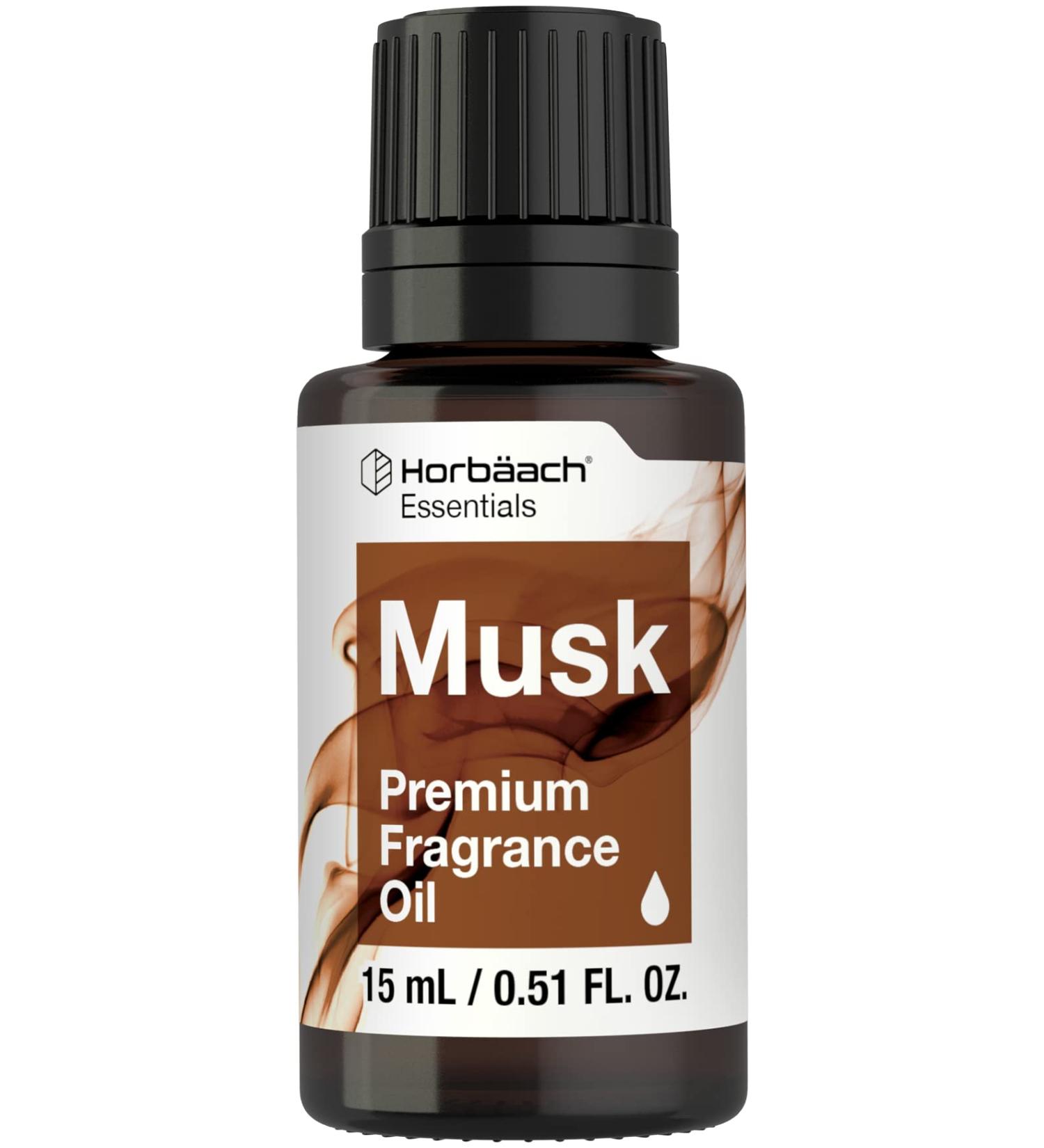 Horbaach Musk Fragrance Oil 0.51 fl oz - Premium Grade for Diffusers, Candles, Soap Making - DIY Projects & More - Buy Online on SooperMarket.com