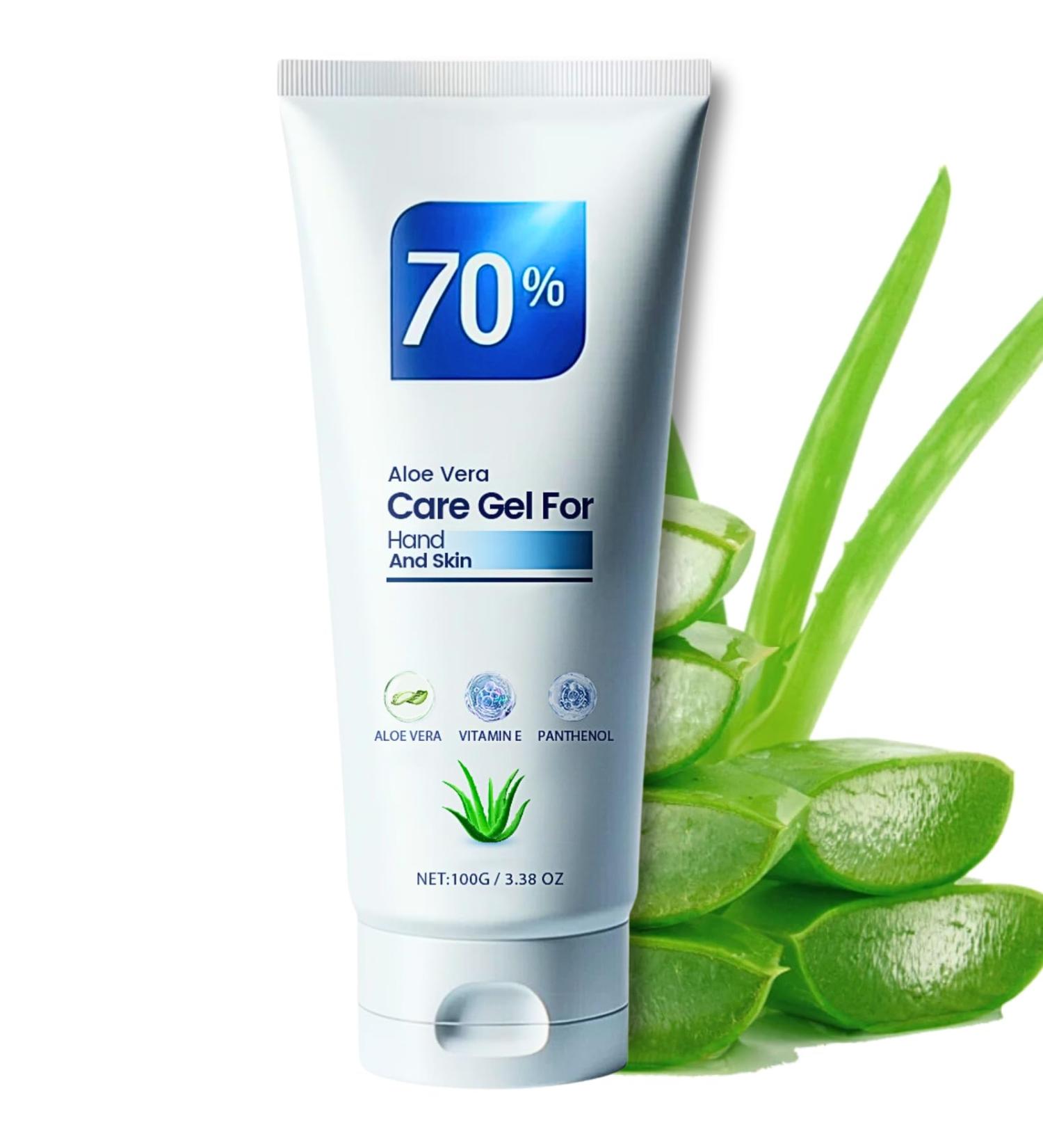 100 ml Aloe Vera Hand Cream - Gentle Hand Cream For Very Dry Hands Hand Moisturiser With Natural Aloe & Vitamin E Hands Gel For Sensitive Skin Aloe Vera Gel For Skin Care Hand Cream For Women - Buy Online on SooperMarket.com