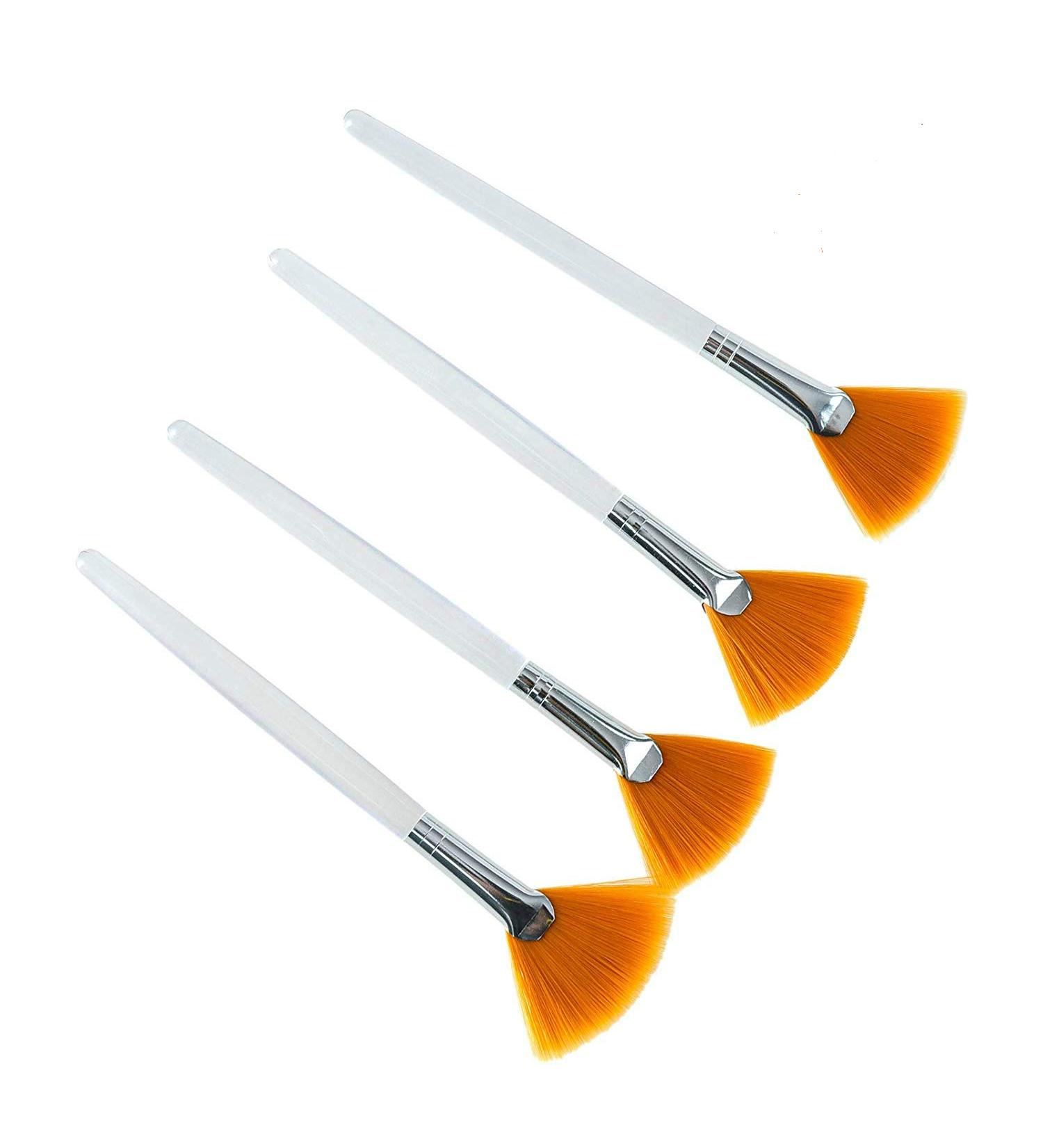 FCIQVEN 4 Pcs Facial Brushes - Soft Makeup Brushes for Peel Mask Application - Buy Online on SooperMarket.com