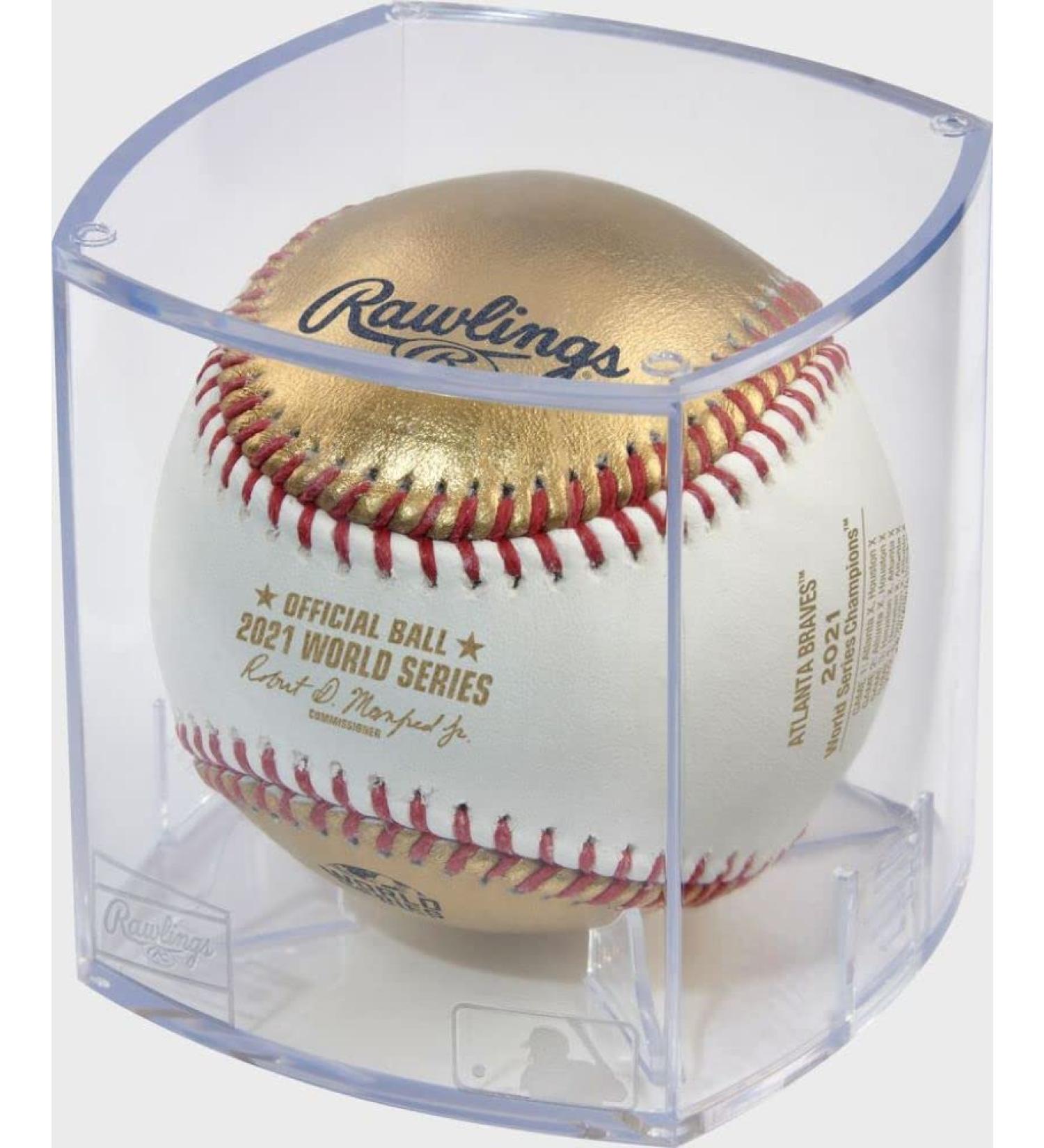 Rawlings Atlanta Braves 2021 World Series Champions Commemorative Baseball White Leather - Buy Online on SooperMarket.com