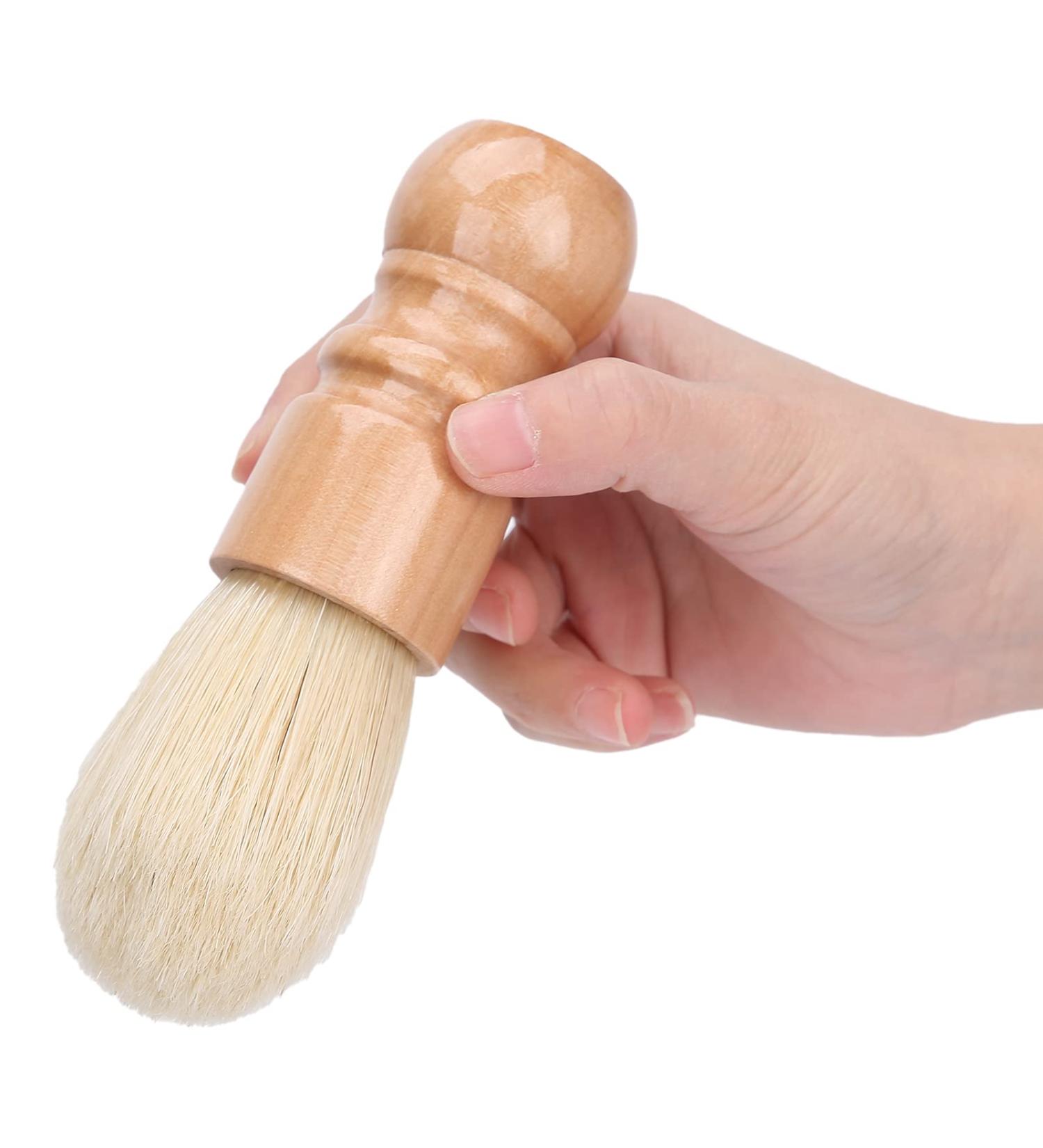 Barber Beard Shaving Brush for Men | Easy Salon Cleansing Foam Brush | Comfortable & Skin-Friendly Beard Cleaning Brush - Buy Online on SooperMarket.com