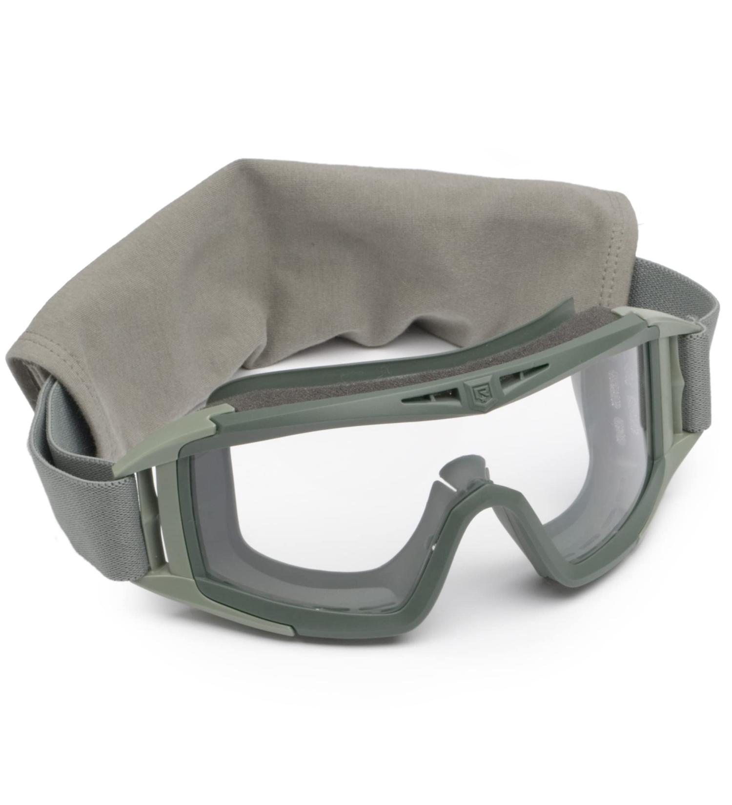Buy Revision Military Desert Locust Goggles - Basic Transparent/Leaf Green | International Shipping Available - Buy Online on SooperMarket.com
