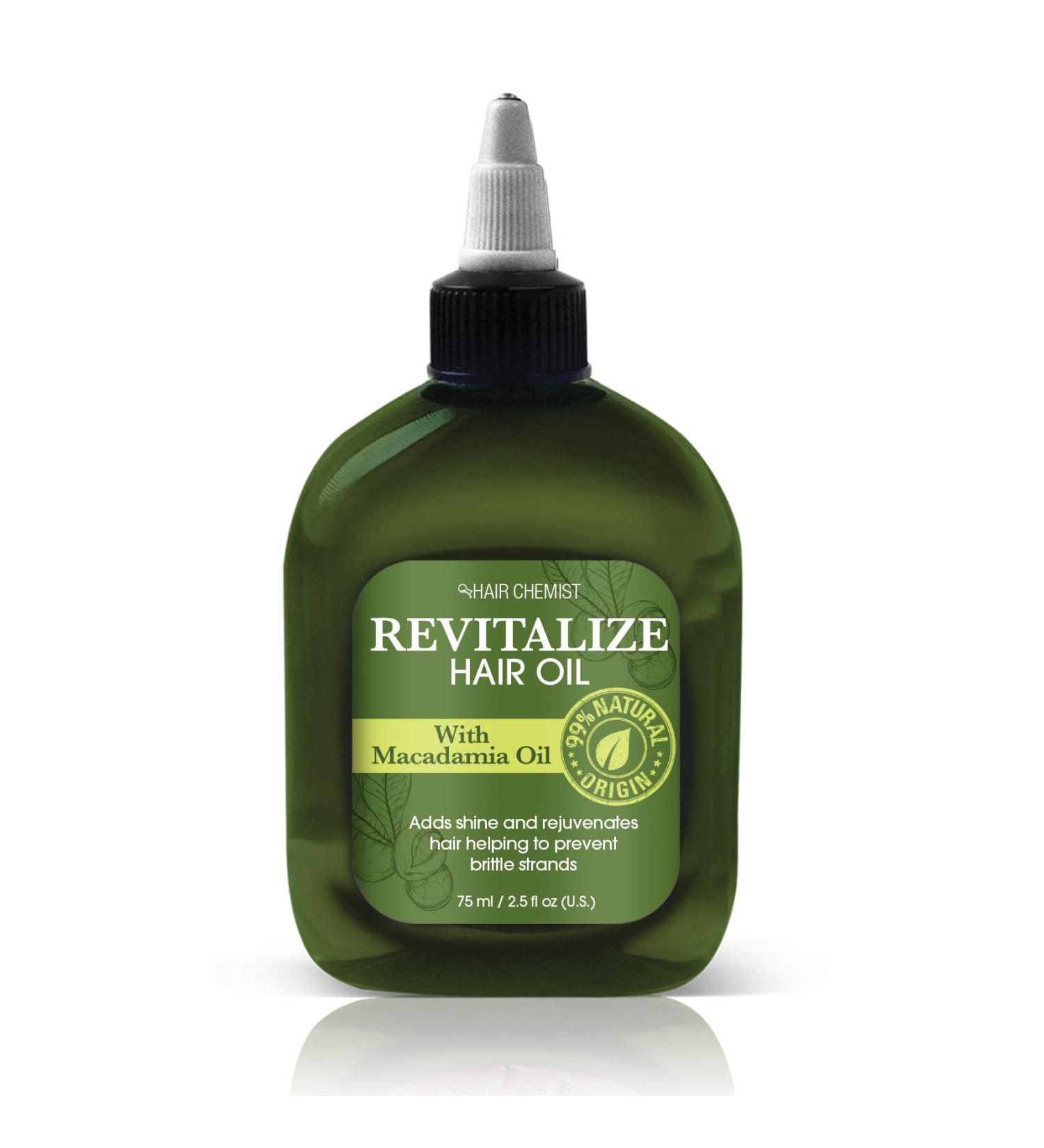 Revitalize Hair with Macadamia Oil - Hair Chemist Hair Oil 2.5 oz - Buy Online on SooperMarket.com