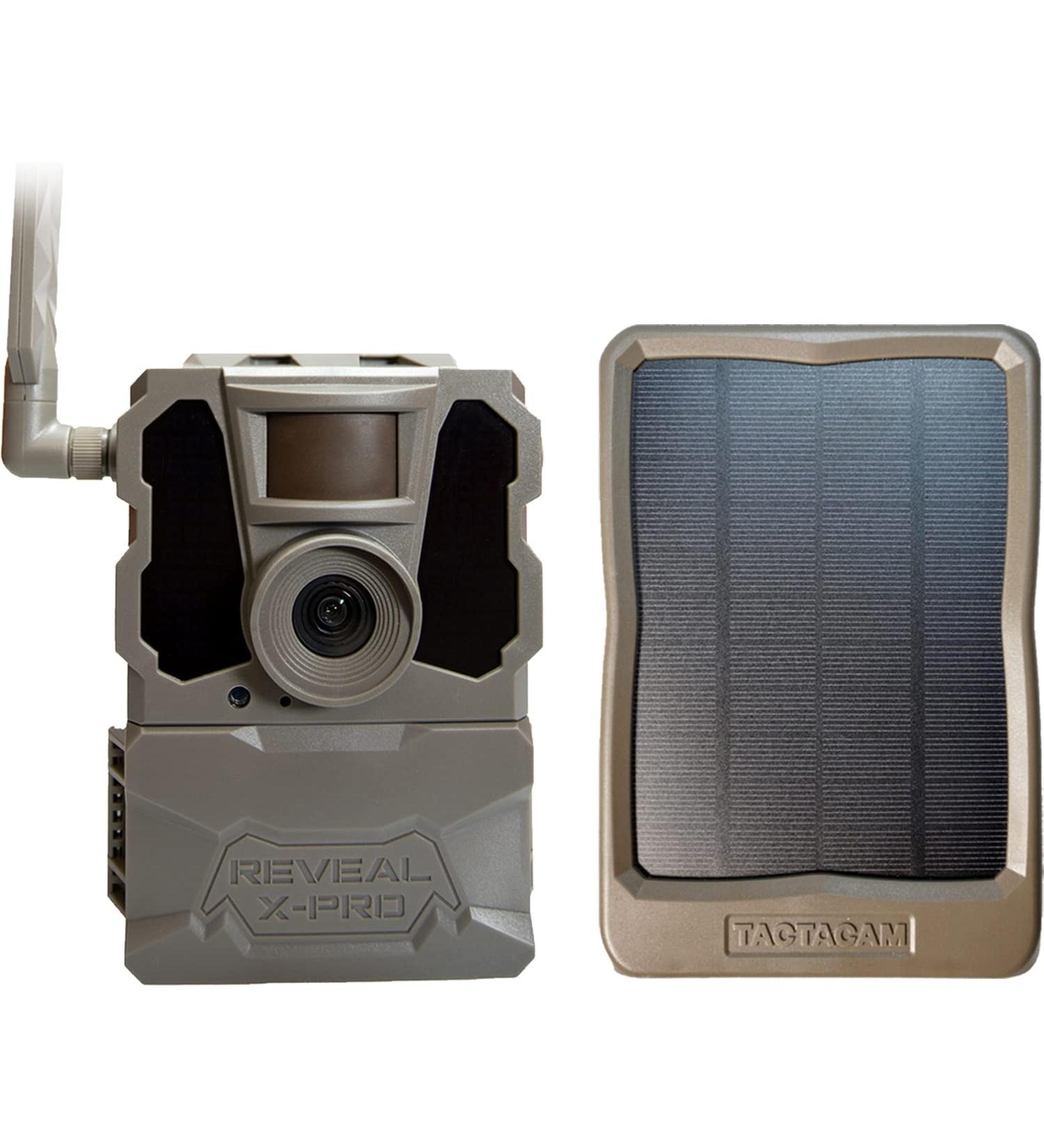 TACTACAM Reveal X PRO Cellular Trail Camera with GPS Tracking, LCD Screen, HD Photo, and Video - Verizon & AT&T (X-PRO + Solar Panel) - Buy Online on SooperMarket.com