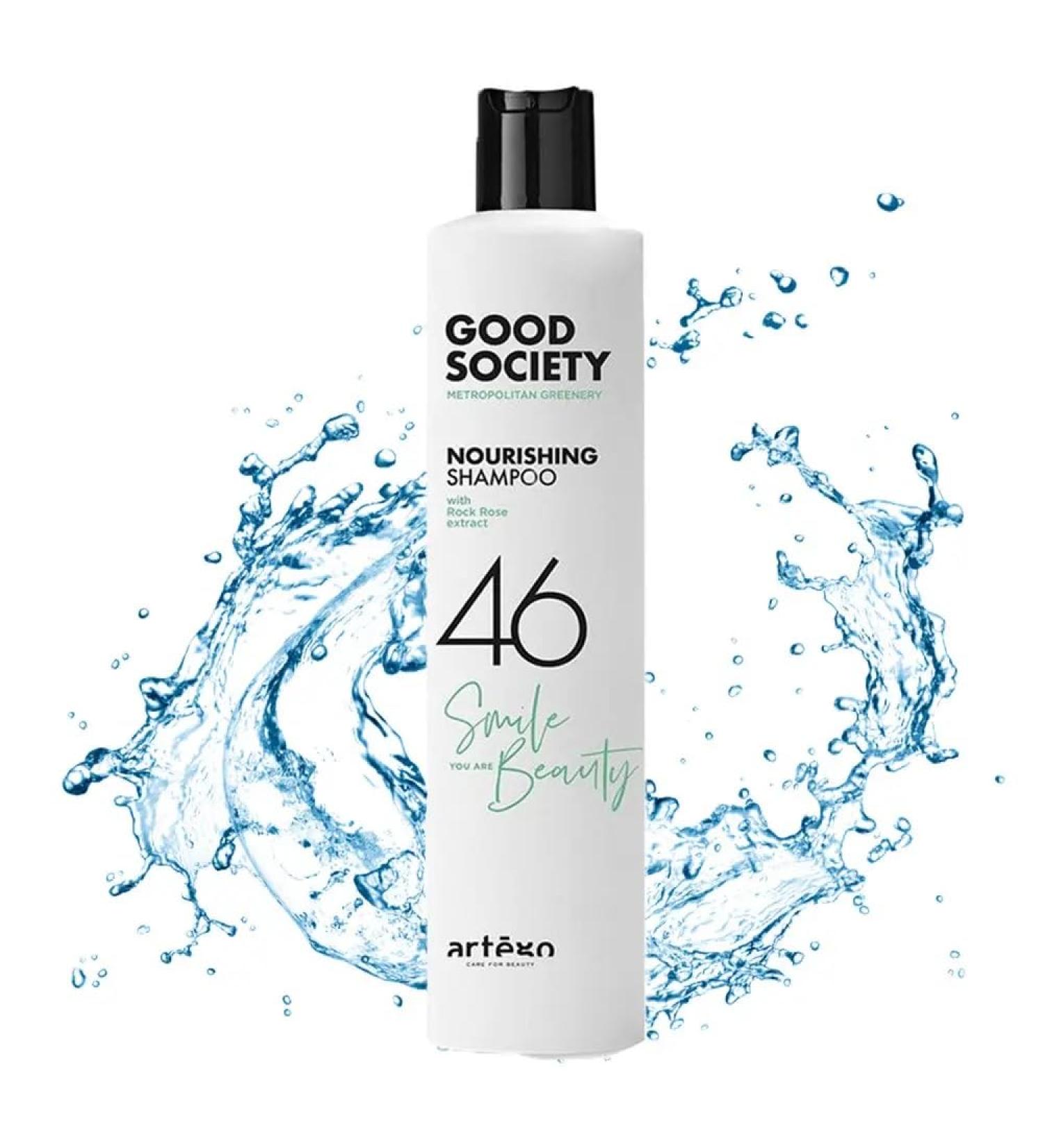 Artego Good Society 46 Nourishing Shampoo 250ml - Gentle Cleansing & Nourishment for Skin & Hair | International Shipping Available - Buy Online on SooperMarket.com