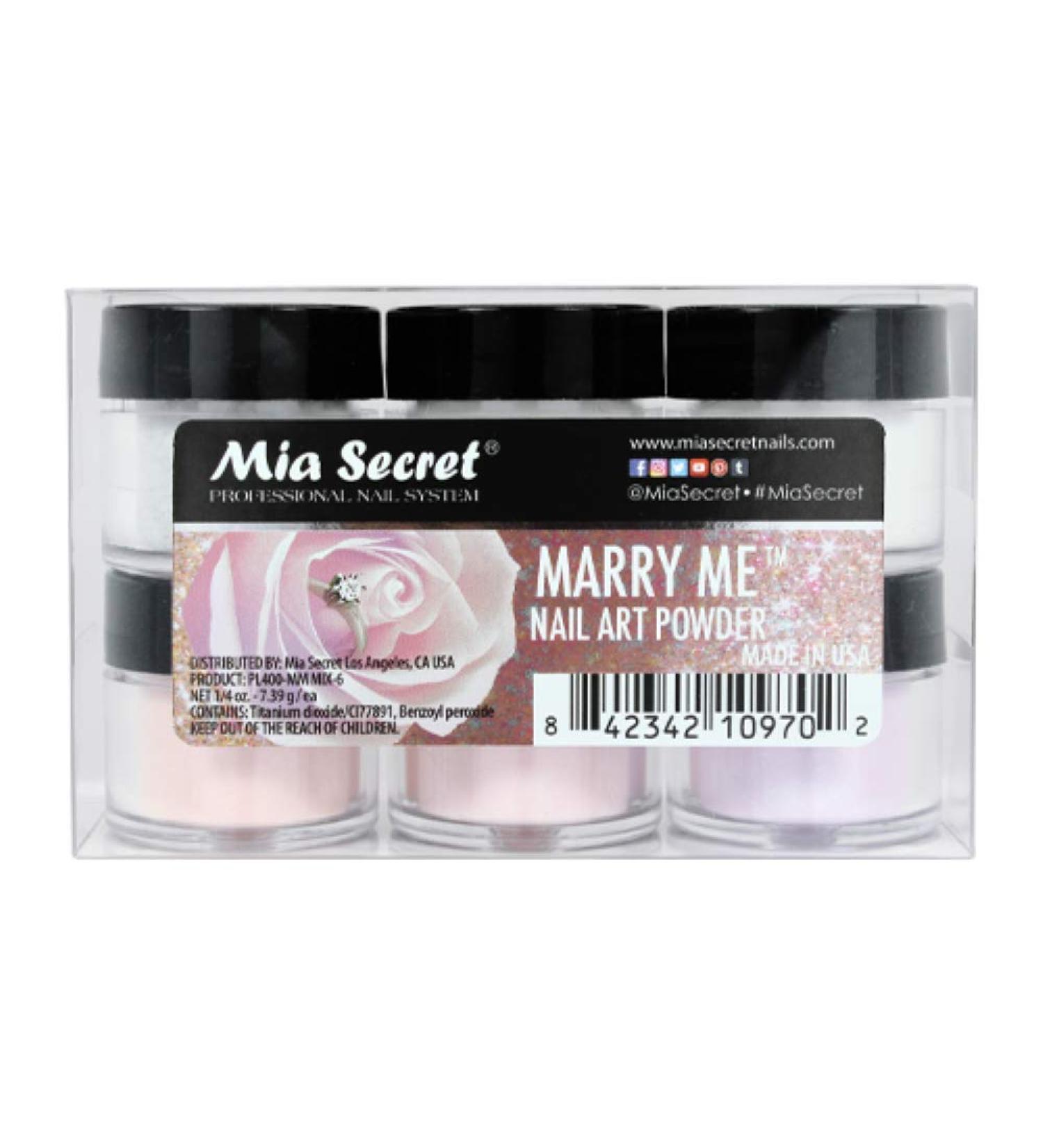 Mia Secret Polymer Marry ME 6 pcs Acrylic Collection