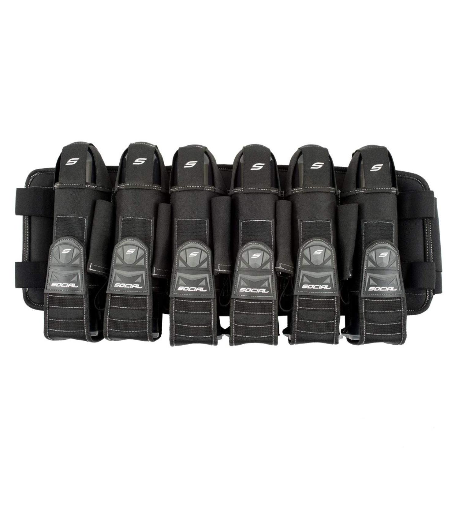 Social Paintball Grit Pod Pack Harness - Stealth Black - 6+9 Pod Holders - Buy Online on SooperMarket.com