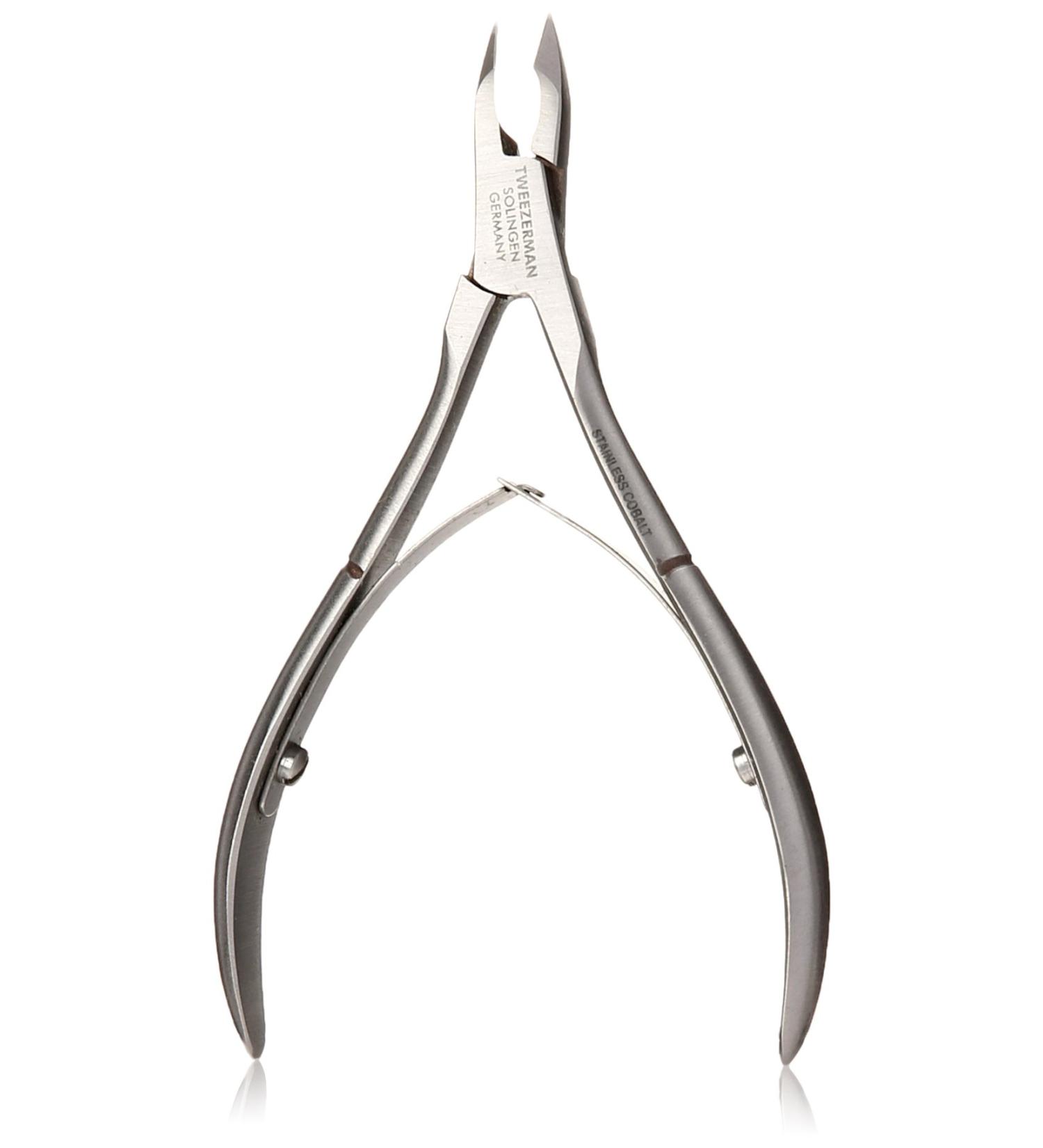 Tweezerman Cobalt Stainless Nipper Jaw - 1/2 Inch | Precision Nail Tool - Buy Online on SooperMarket.com