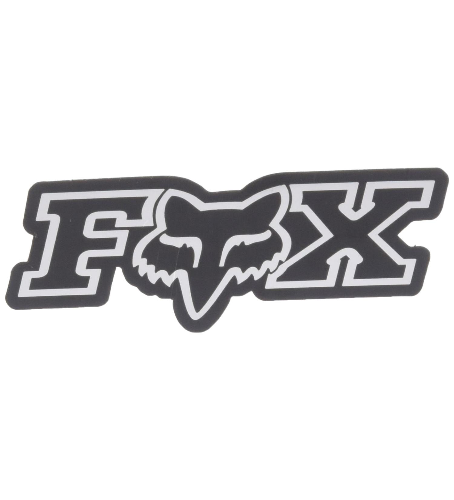 Fox Racing Mens Corporate - 3" Sticker Chrome