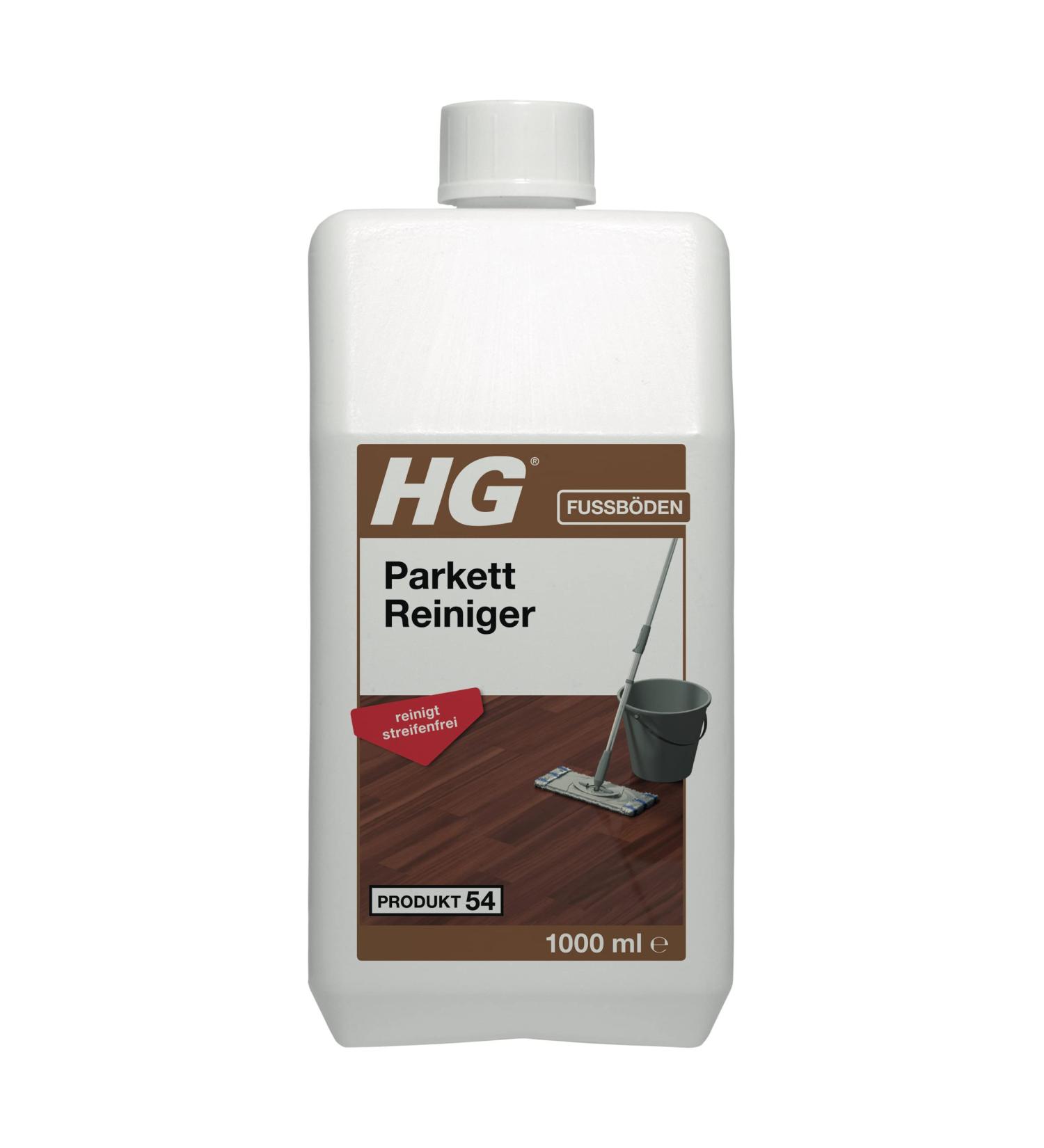 HG Parquet Cleaner 1000 ml | Concentrated & Strip-Free Cleaning for Wood Floors - Protects Against Wear | International Shipping Available - Buy Online on SooperMarket.com